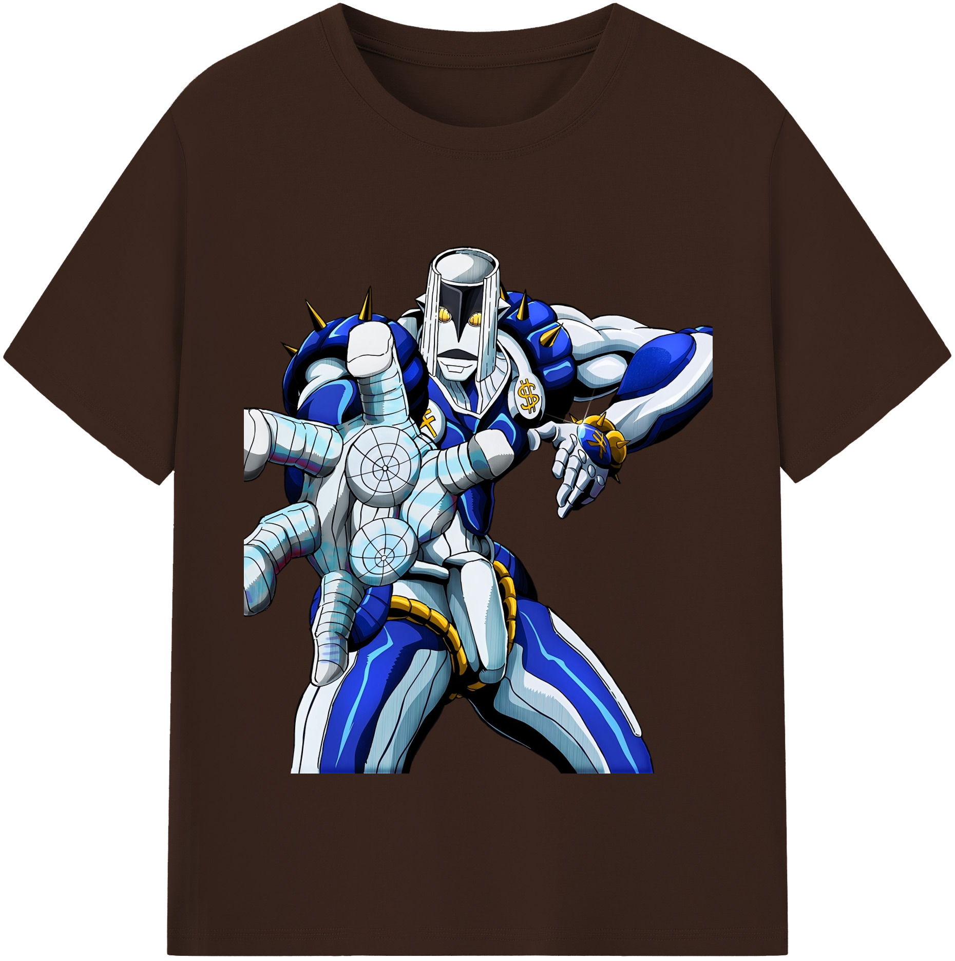 （画像用） ジョジョの奇妙な冒険 虹村億泰 にじむら おくやす JoJo's Bizarre Adventure Nijimura Okuyasu 綿100％半袖Tシャツ（フロントプリント）