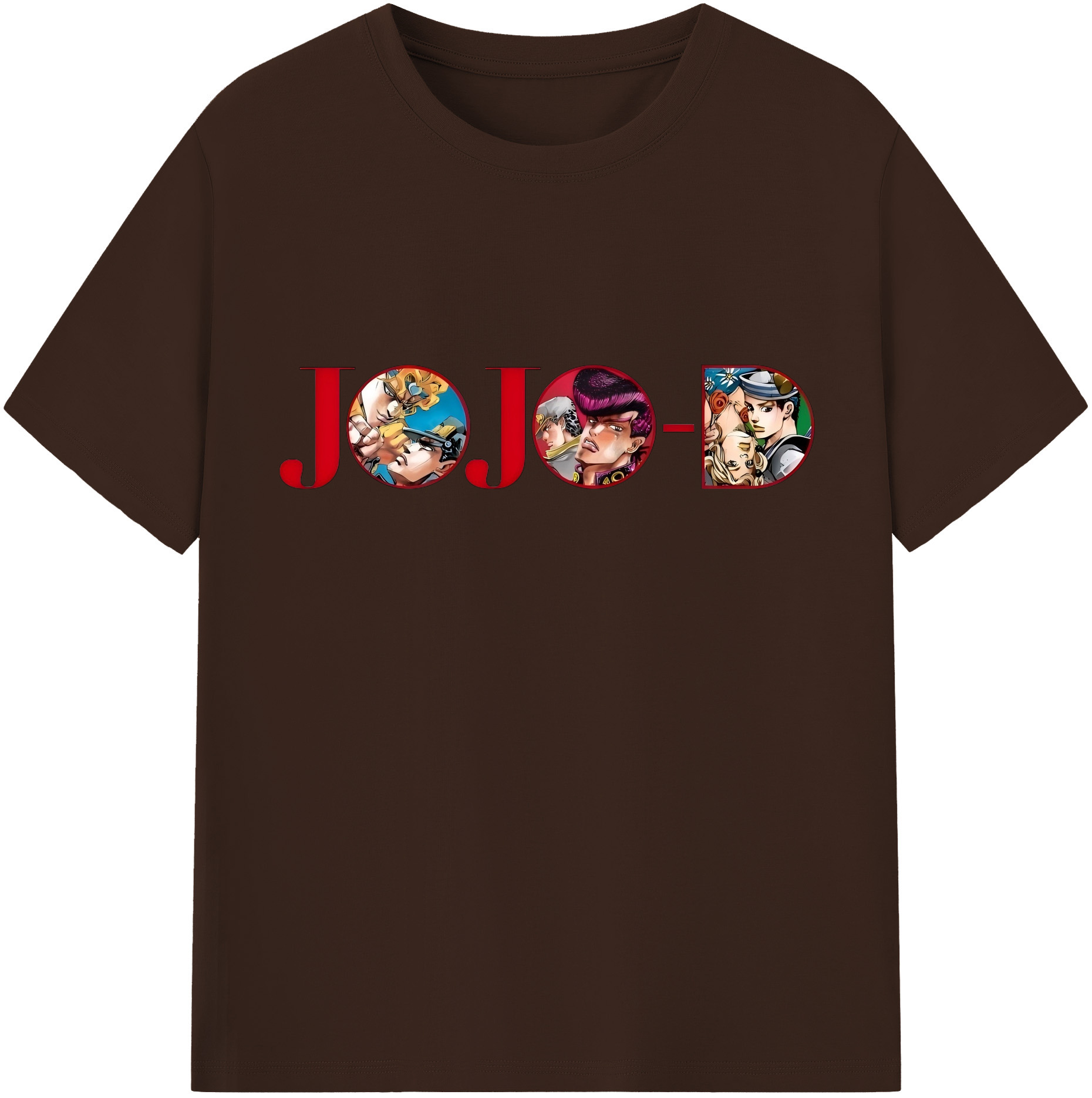 （画像用） ジョジョの奇妙な冒険 JoJo's Bizarre Adventure 綿100％半袖Tシャツ（フロントプリント）