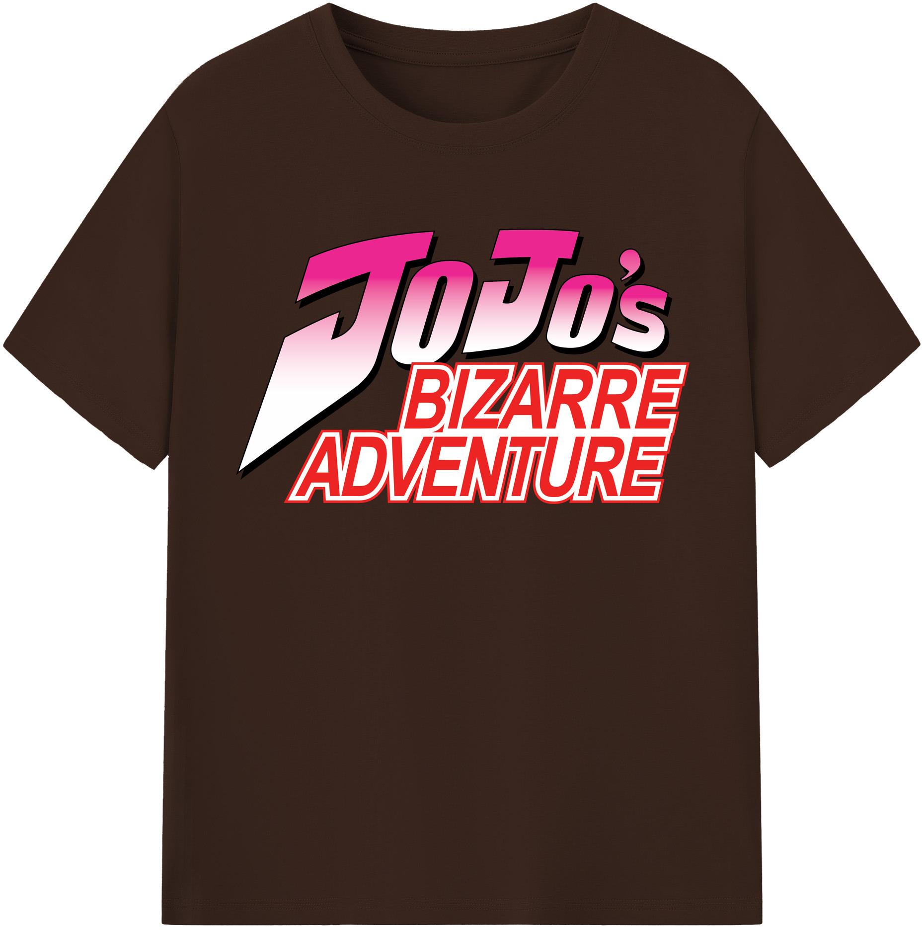 （画像用） ジョジョの奇妙な冒険 JoJo's Bizarre Adventure 綿100％半袖Tシャツ（フロントプリント）