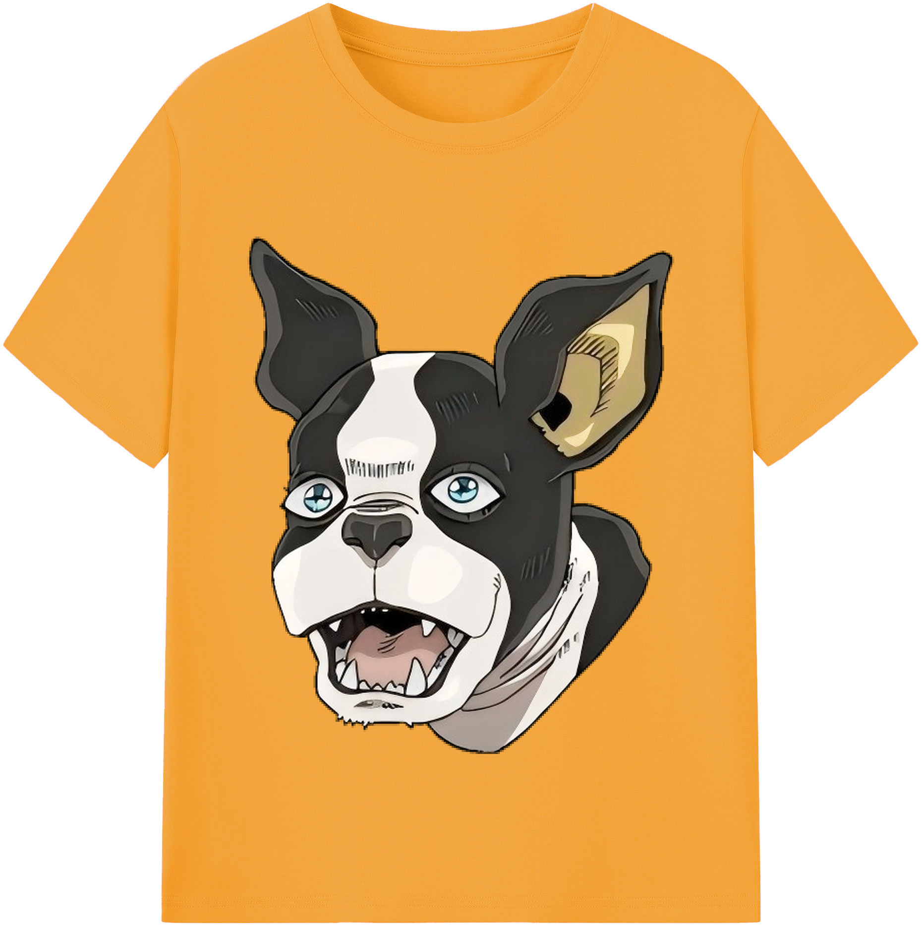 （画像用） ジョジョの奇妙な冒険 イギー JoJo's Bizarre Adventure Iggy 綿100％半袖Tシャツ（フロントプリント）