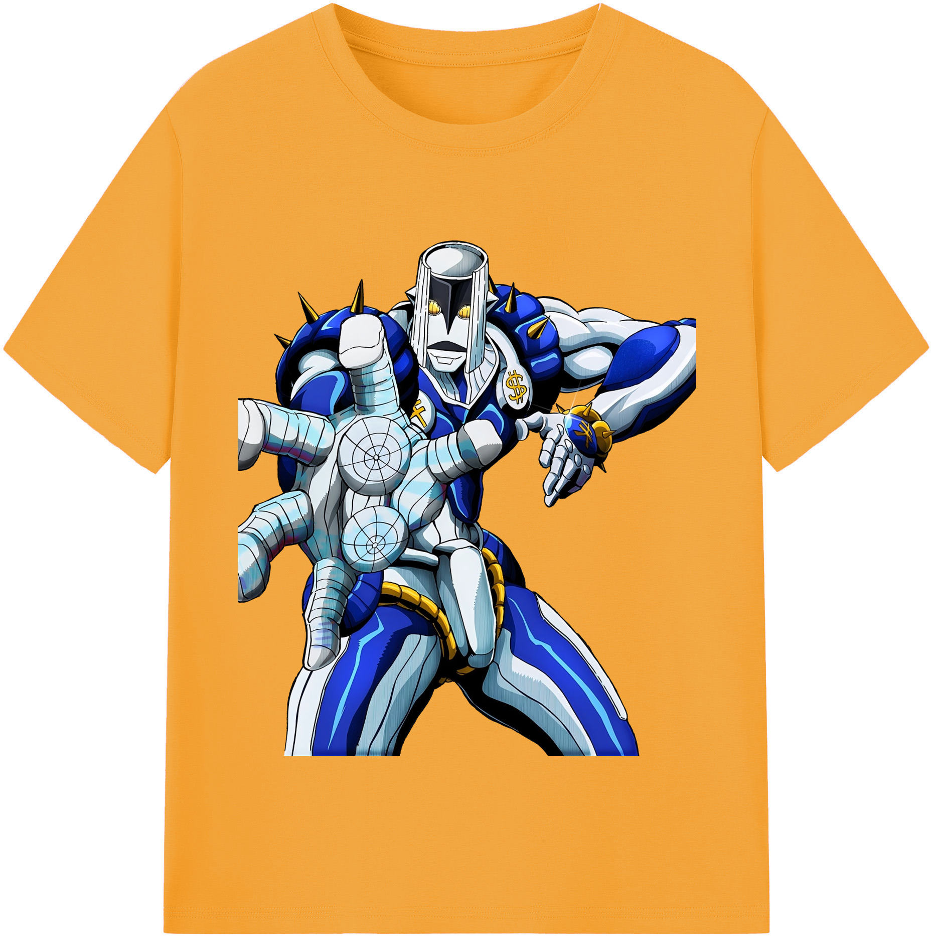 （画像用） ジョジョの奇妙な冒険 虹村億泰 にじむら おくやす JoJo's Bizarre Adventure Nijimura Okuyasu 綿100％半袖Tシャツ（フロントプリント）