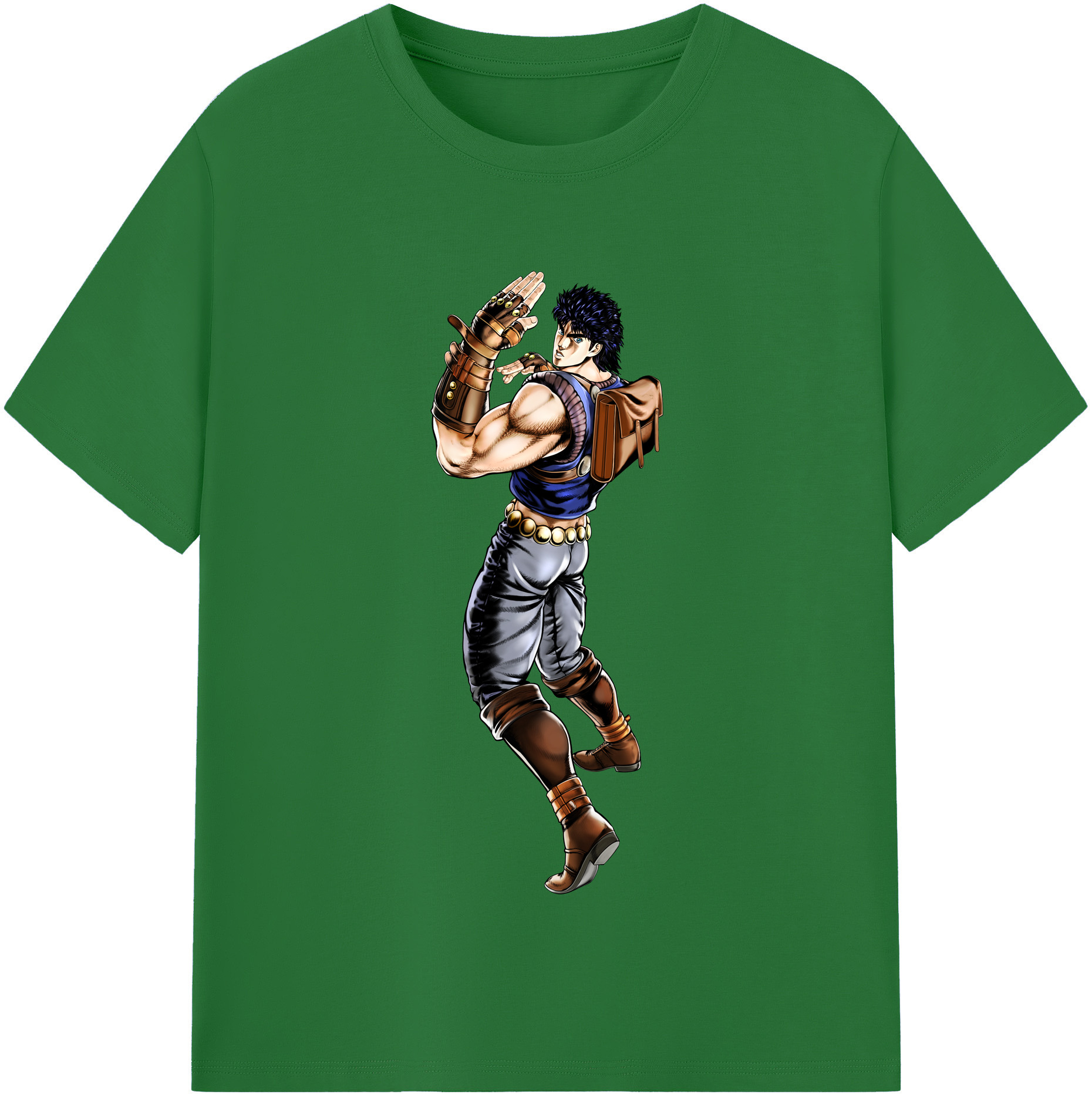 （画像用） ジョジョの奇妙な冒険 /ジョナサン?ジョースター JoJo's Bizarre Adventure Jonathan Joestar 綿100％半袖Tシャツ（フロントプリント）