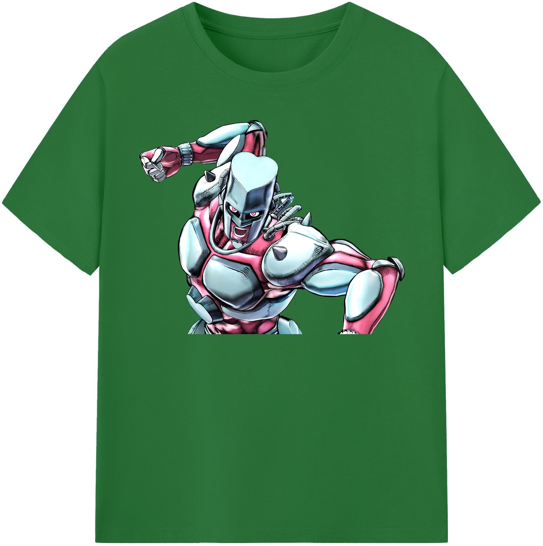 （画像用） ジョジョの奇妙な冒険 ひがしかた じょうすけ JoJo's Bizarre Adventure Higashikata Josuke 綿100％半袖Tシャツ（フロントプリント）