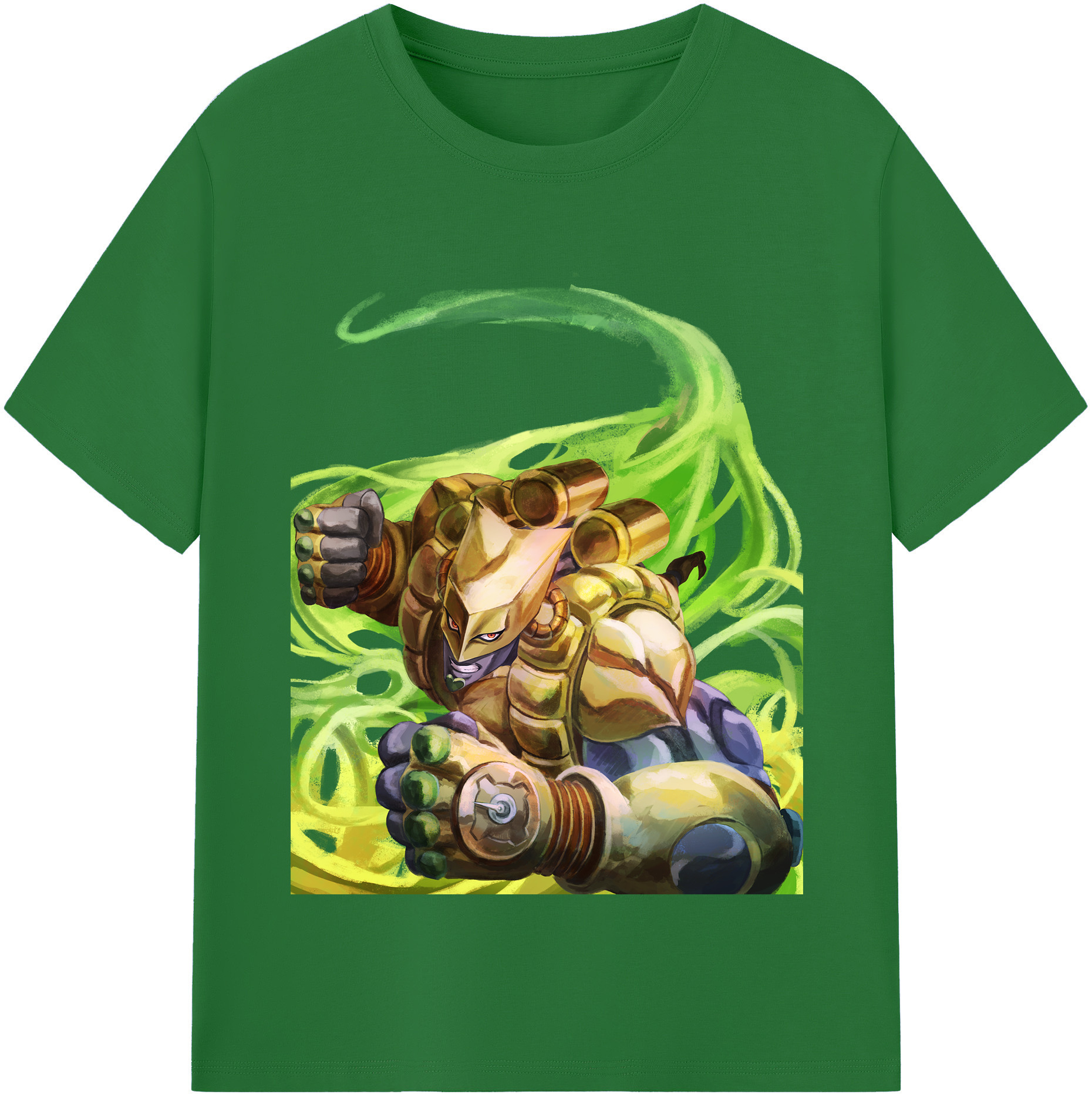 （画像用） ジョジョの奇妙な冒険 ディオ?ブランドー JoJo's Bizarre Adventure Dio Brando 綿100％半袖Tシャツ（フロントプリント）