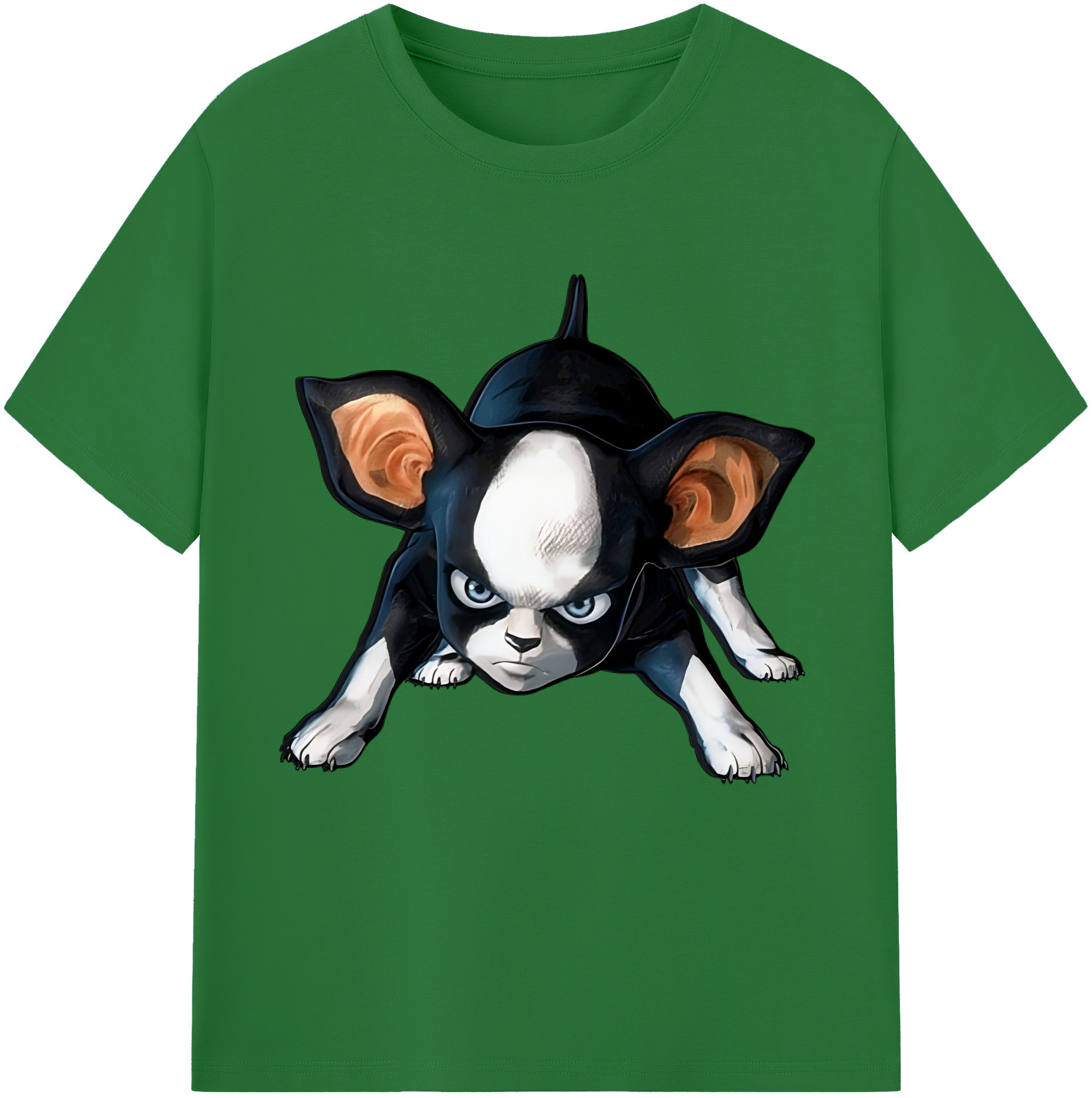 （画像用） ジョジョの奇妙な冒険 イギー JoJo's Bizarre Adventure Iggy 綿100％半袖Tシャツ（フロントプリント）