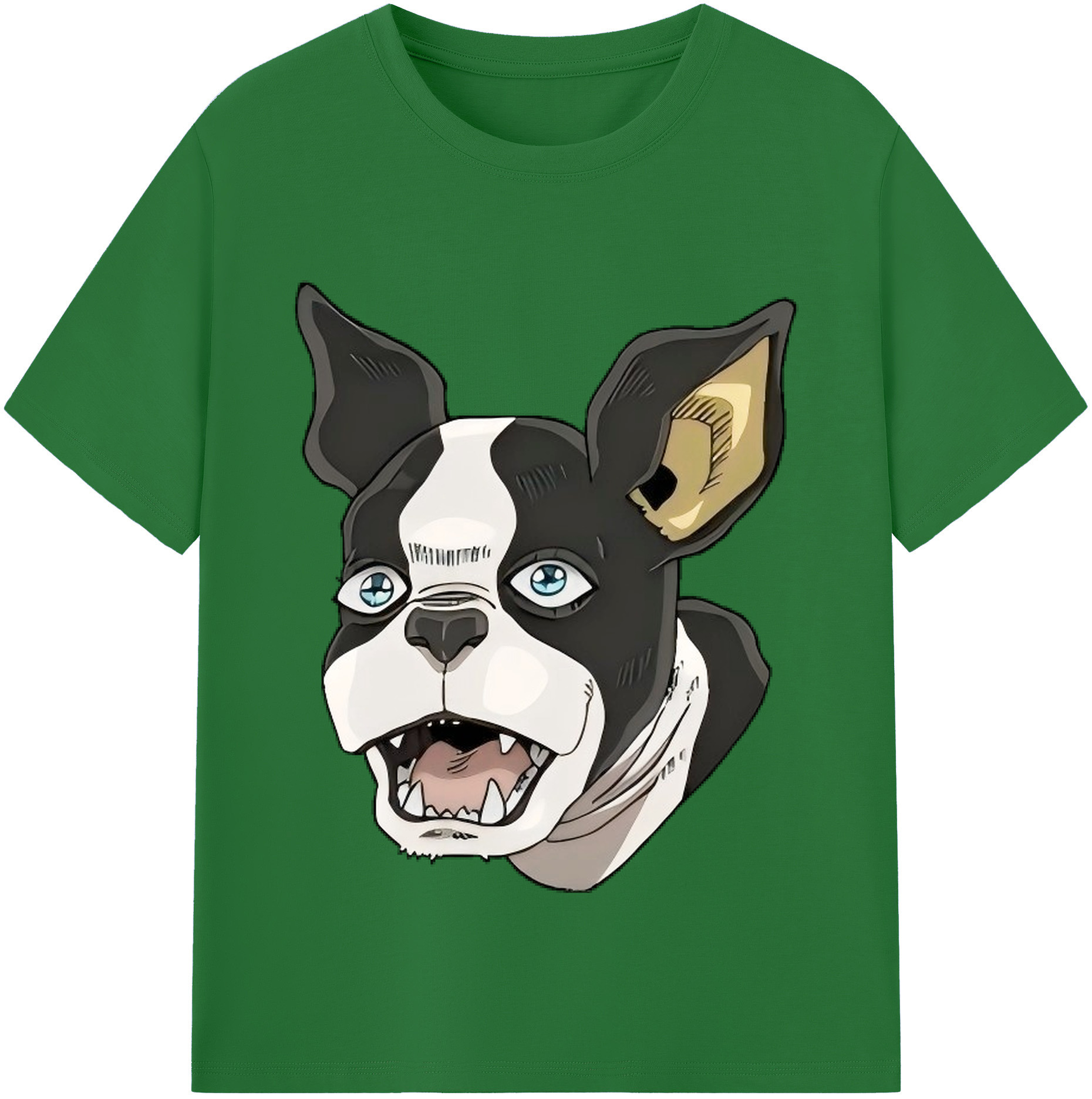 （画像用） ジョジョの奇妙な冒険 イギー JoJo's Bizarre Adventure Iggy 綿100％半袖Tシャツ（フロントプリント）