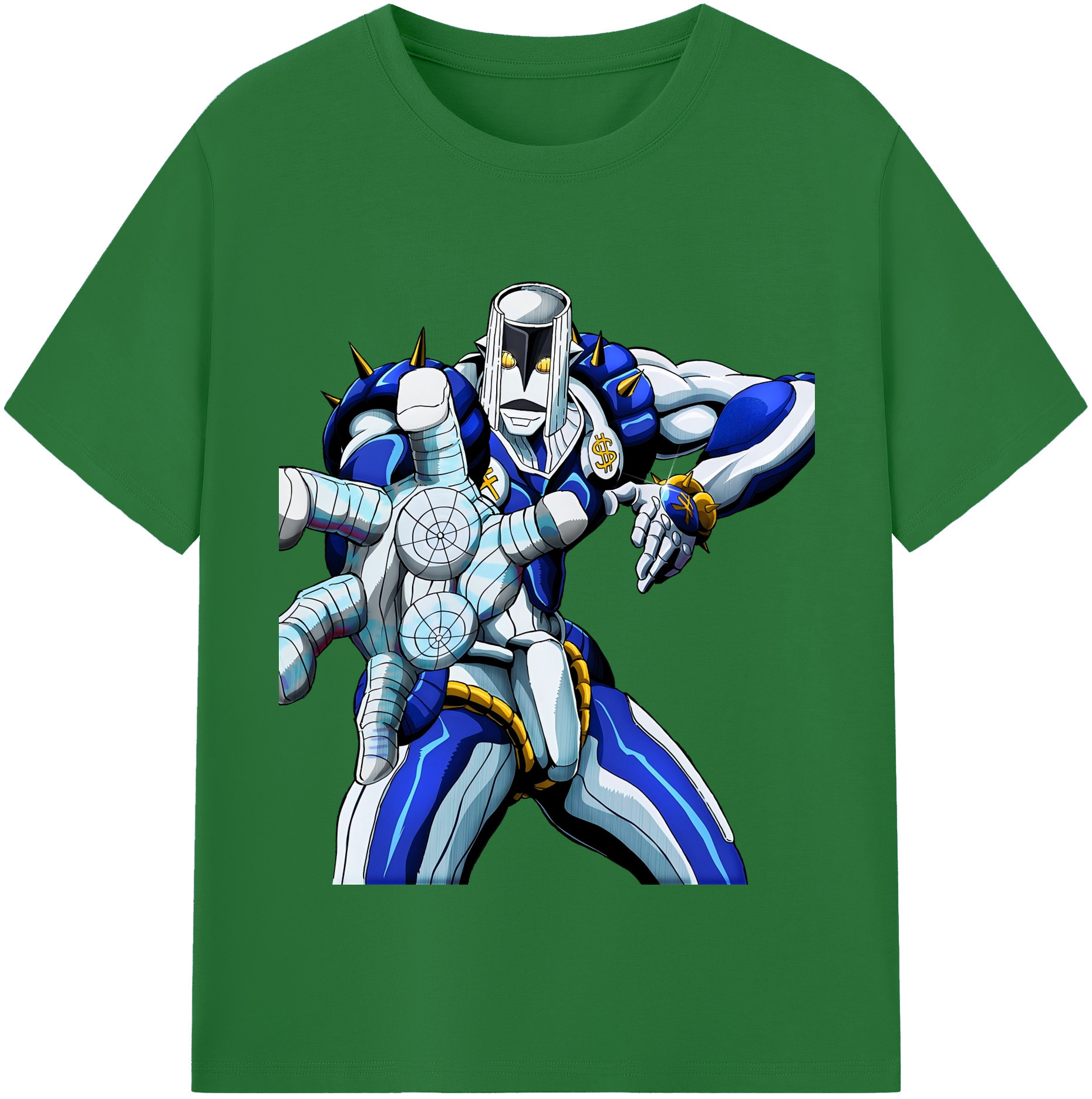（画像用） ジョジョの奇妙な冒険 虹村億泰 にじむら おくやす JoJo's Bizarre Adventure Nijimura Okuyasu 綿100％半袖Tシャツ（フロントプリント）