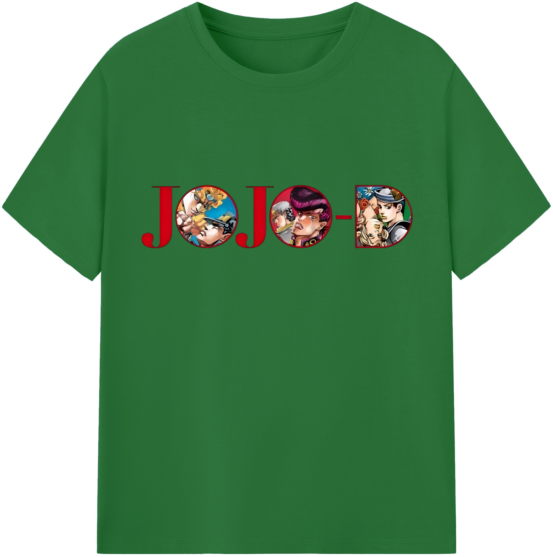 （画像用） ジョジョの奇妙な冒険 JoJo's Bizarre Adventure 綿100％半袖Tシャツ（フロントプリント）