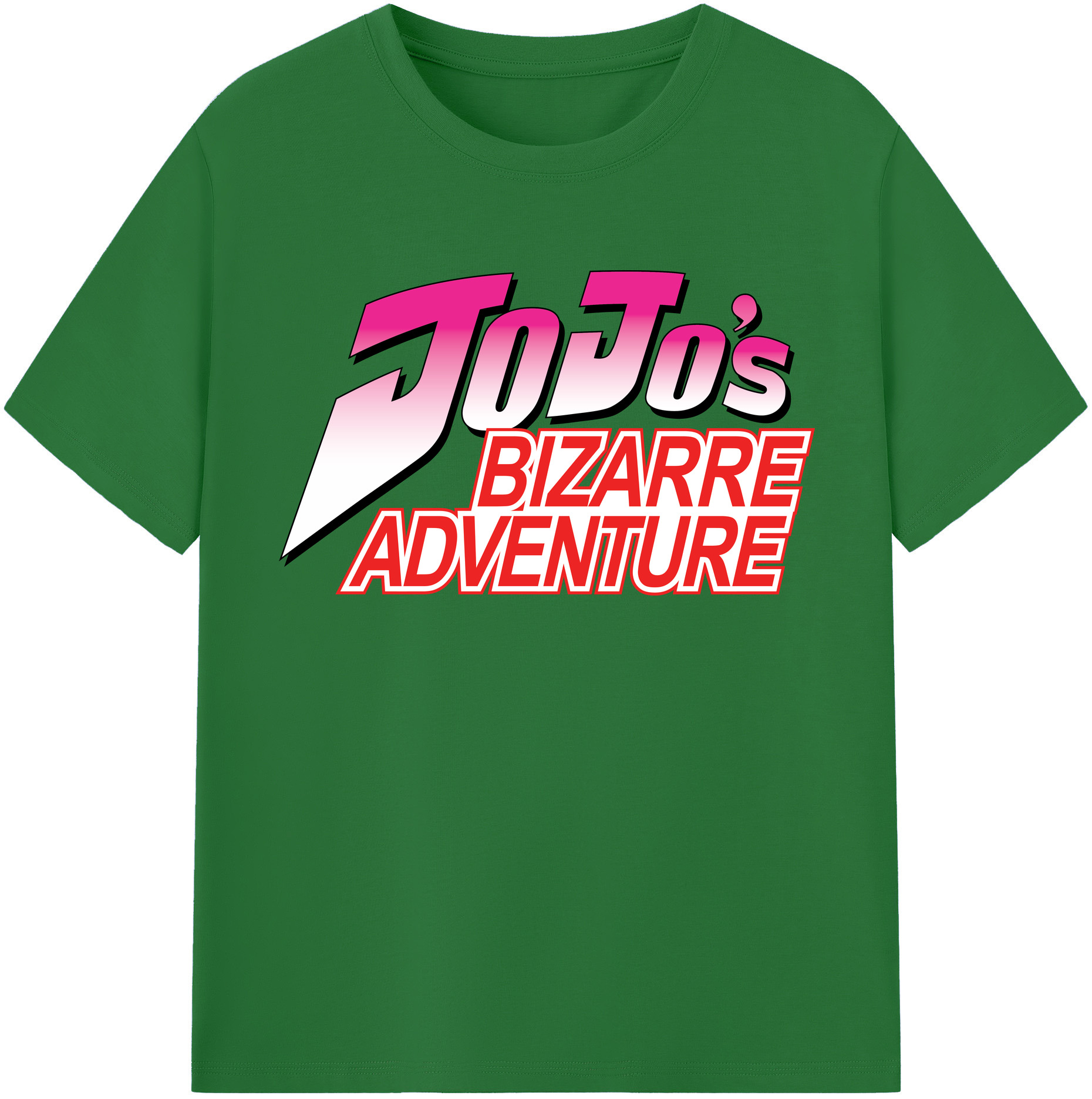 （画像用） ジョジョの奇妙な冒険 JoJo's Bizarre Adventure 綿100％半袖Tシャツ（フロントプリント）