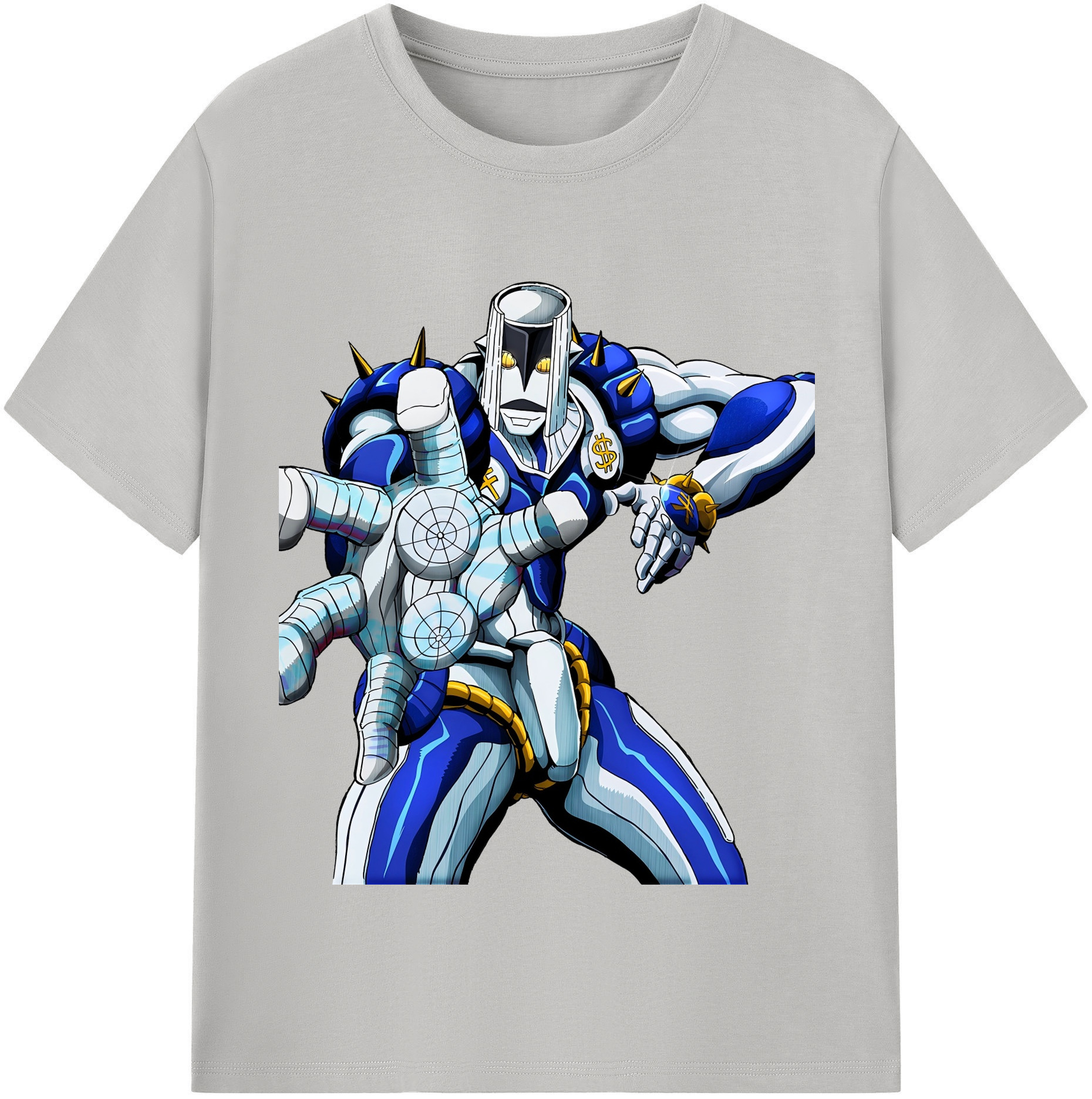 （画像用） ジョジョの奇妙な冒険 虹村億泰 にじむら おくやす JoJo's Bizarre Adventure Nijimura Okuyasu 綿100％半袖Tシャツ（フロントプリント）