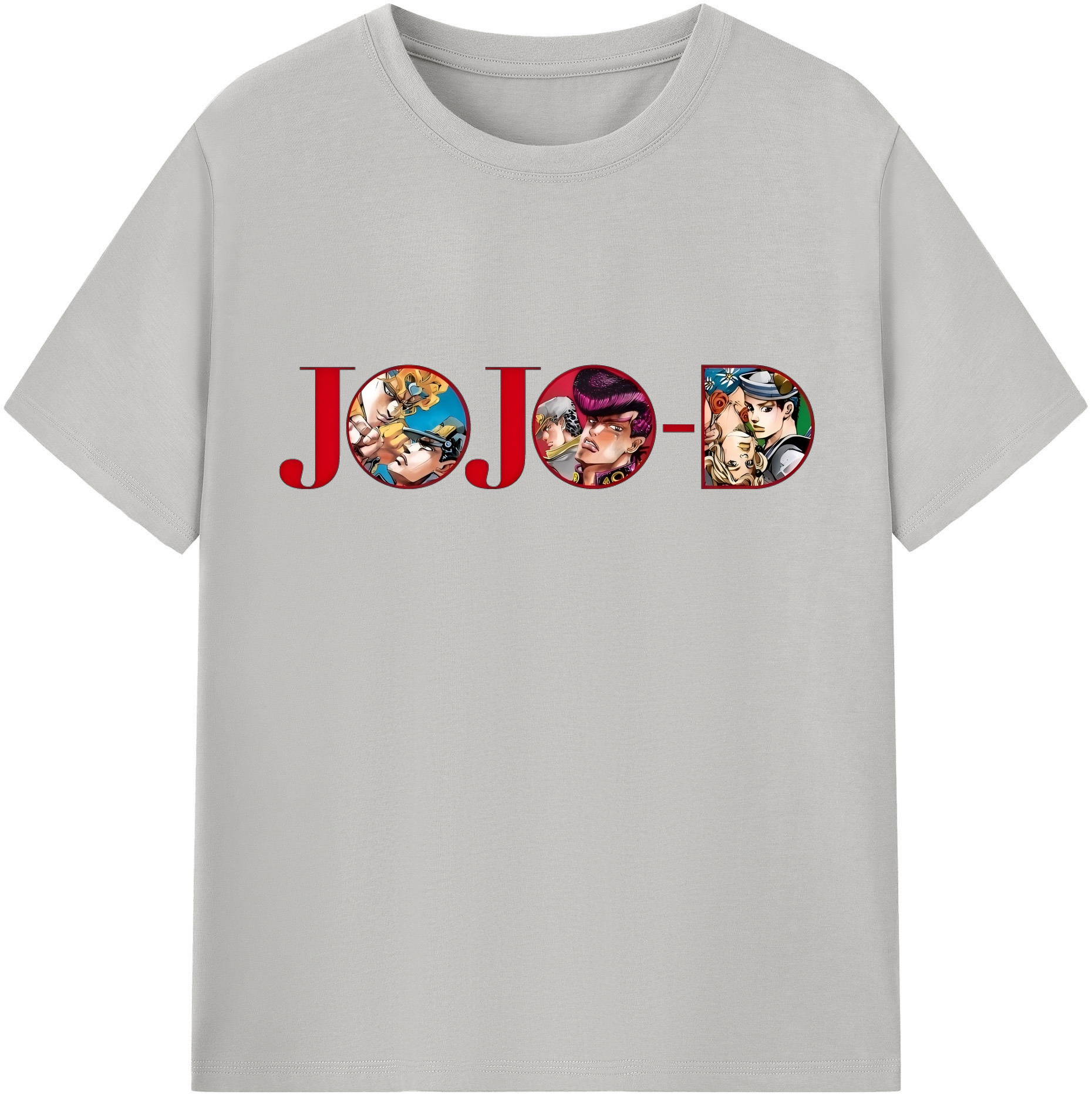 （画像用） ジョジョの奇妙な冒険 JoJo's Bizarre Adventure 綿100％半袖Tシャツ（フロントプリント）
