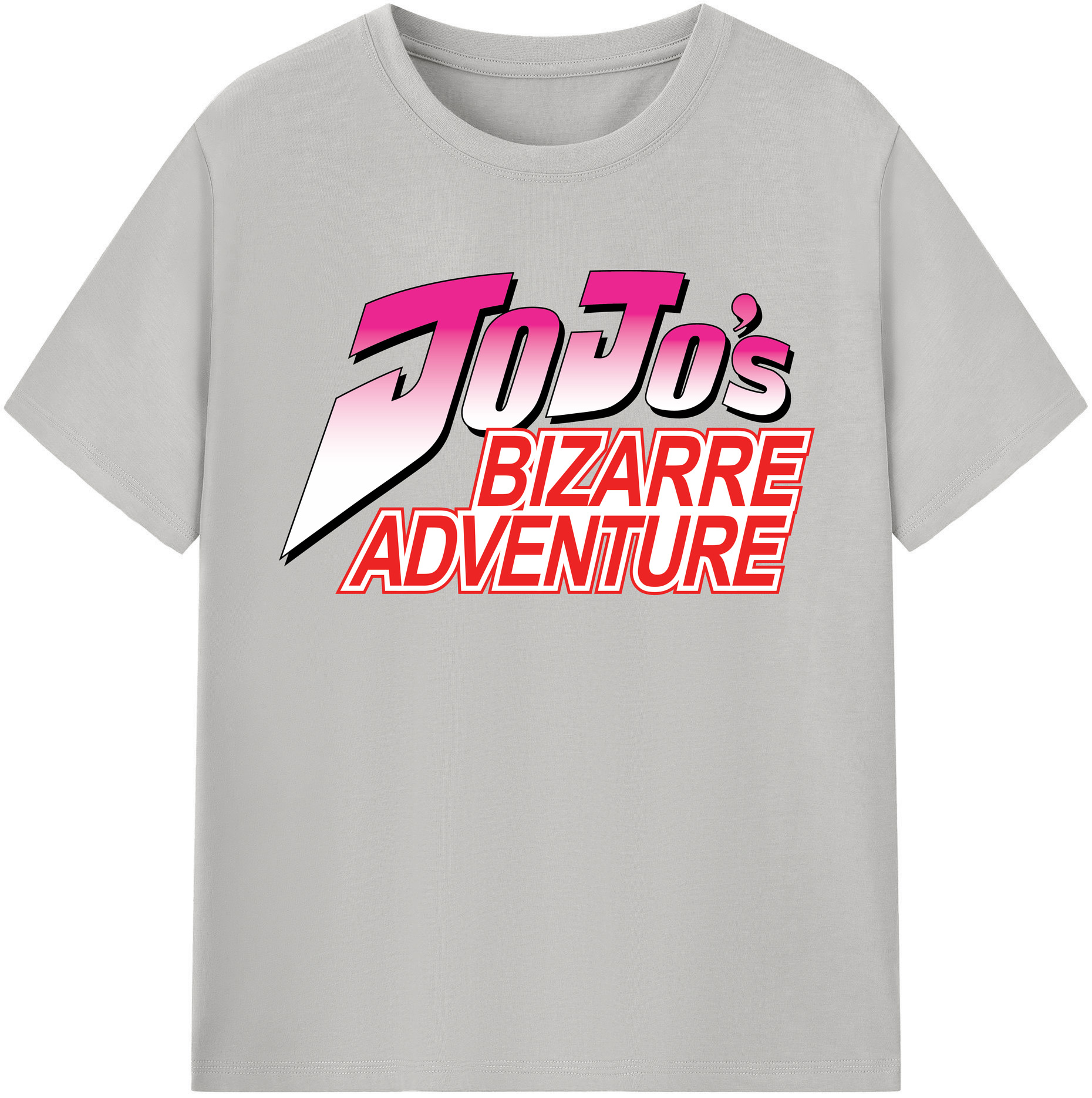 （画像用） ジョジョの奇妙な冒険 JoJo's Bizarre Adventure 綿100％半袖Tシャツ（フロントプリント）