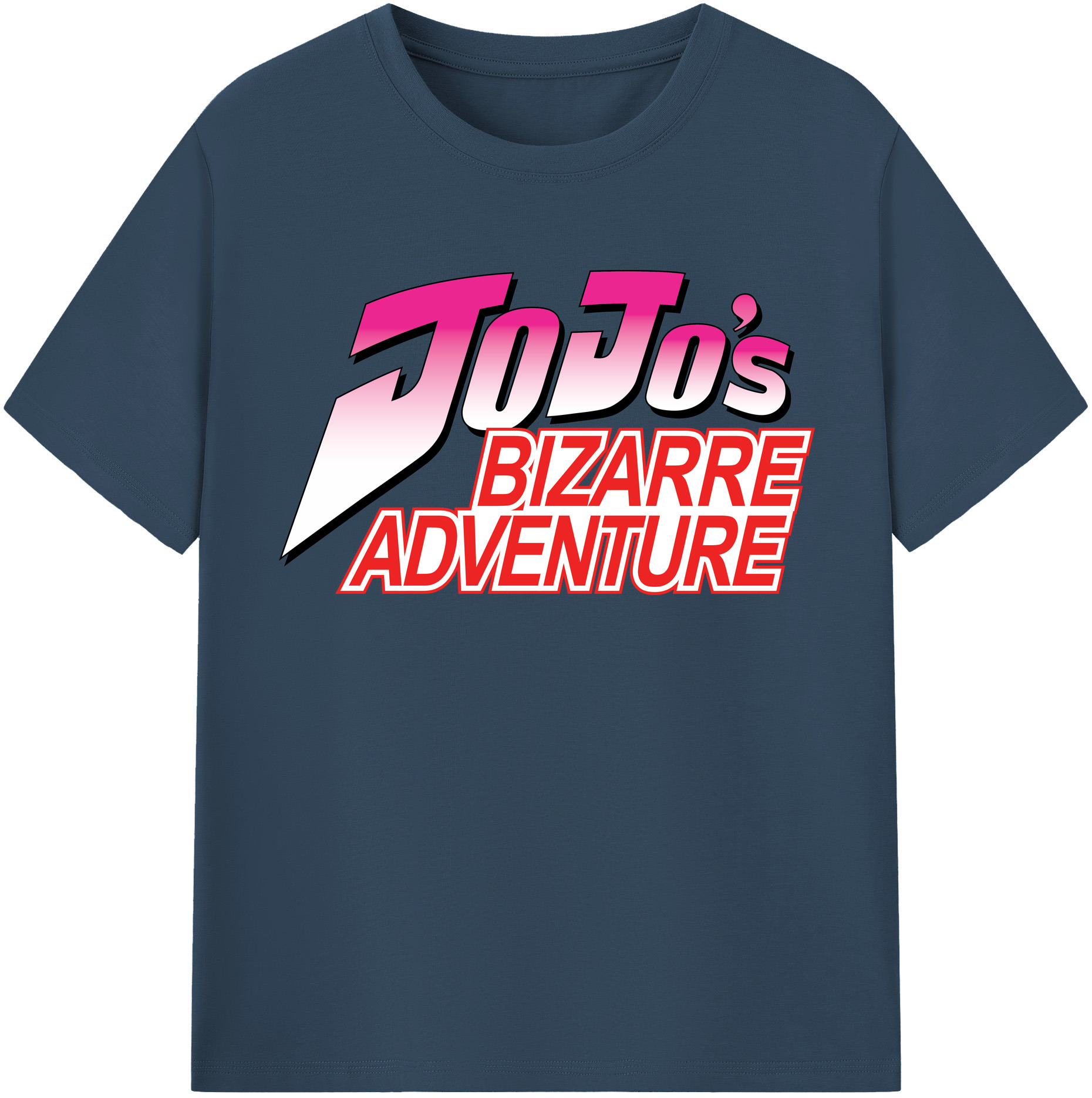 （画像用） ジョジョの奇妙な冒険 JoJo's Bizarre Adventure 綿100％半袖Tシャツ（フロントプリント）