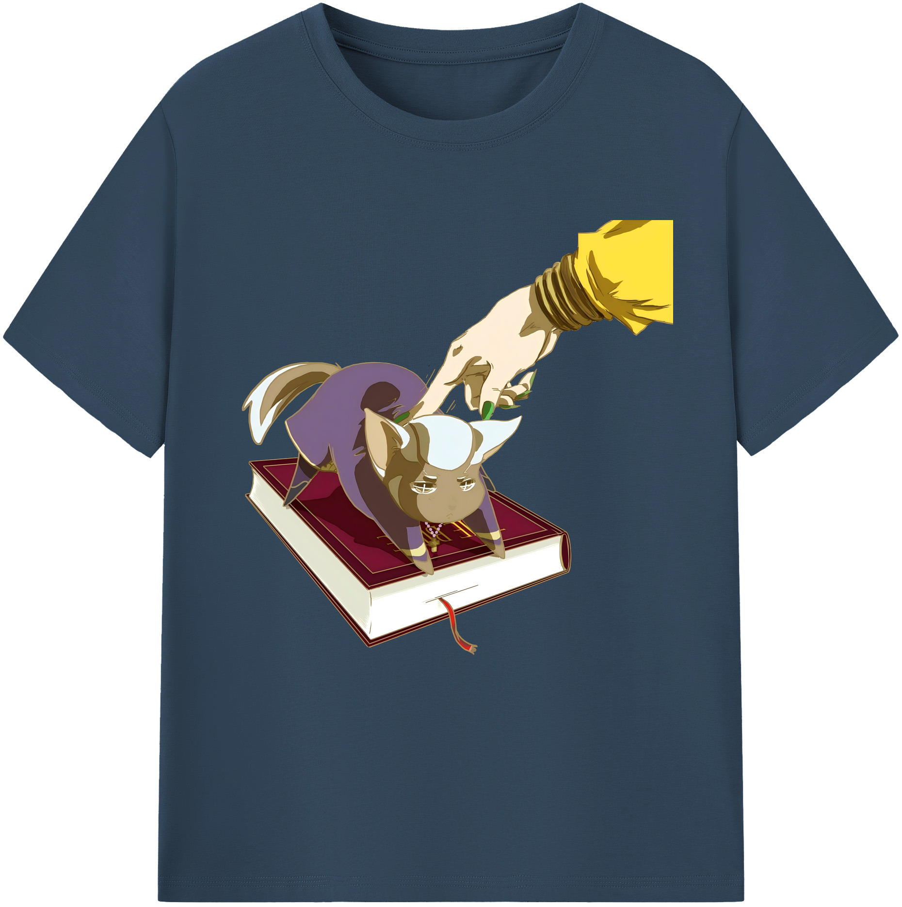 （画像用） ジョジョの奇妙な冒険 JoJo's Bizarre Adventure 綿100％半袖Tシャツ（フロントプリント）