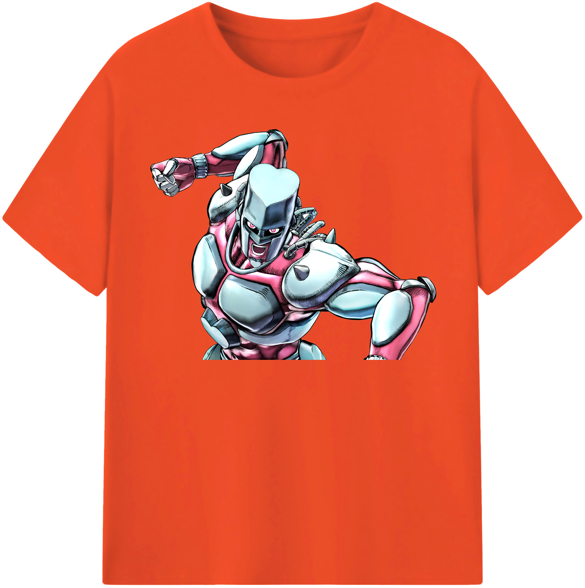 （画像用） ジョジョの奇妙な冒険 ひがしかた じょうすけ JoJo's Bizarre Adventure Higashikata Josuke 綿100％半袖Tシャツ（フロントプリント）
