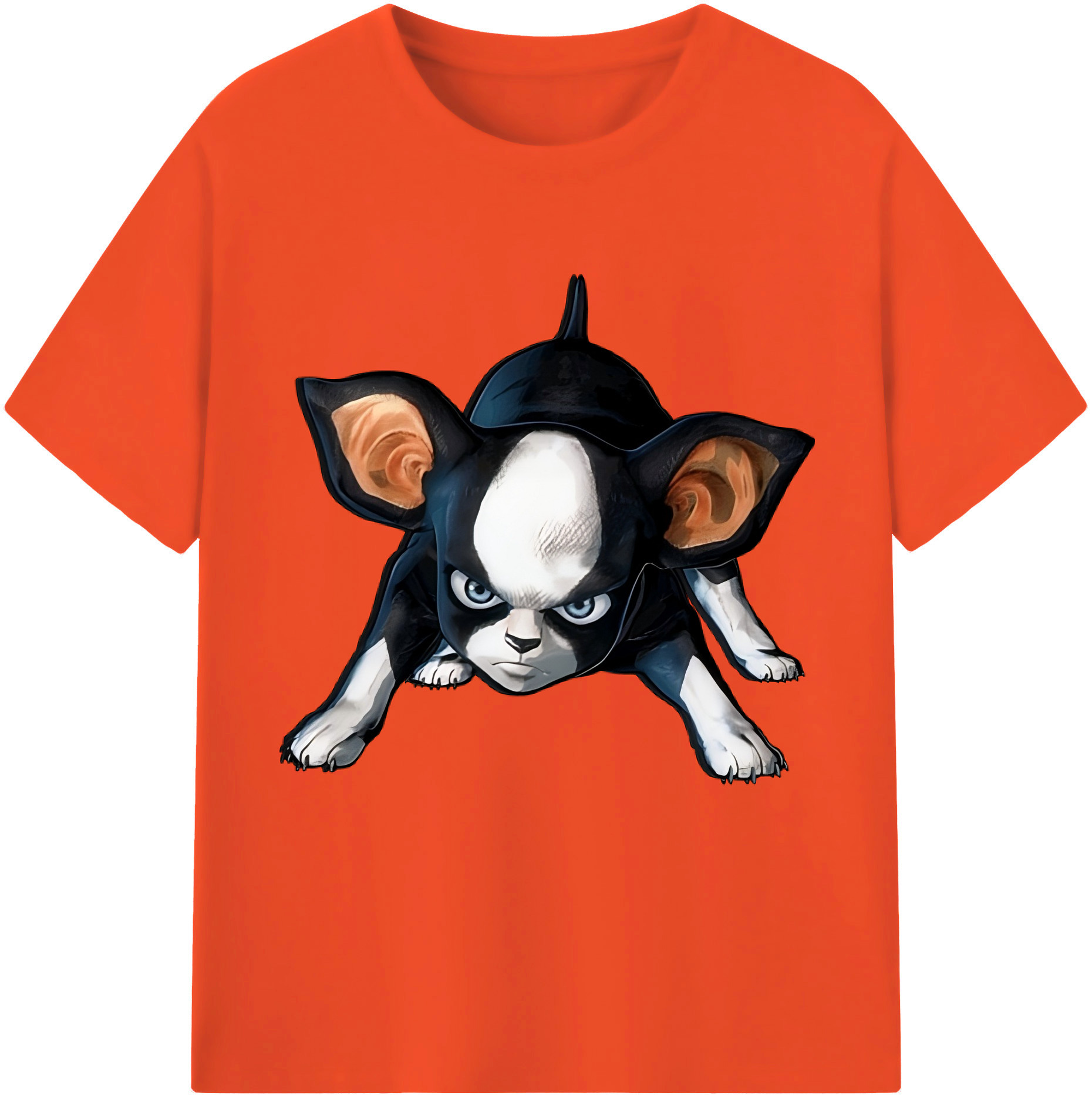 （画像用） ジョジョの奇妙な冒険 イギー JoJo's Bizarre Adventure Iggy 綿100％半袖Tシャツ（フロントプリント）