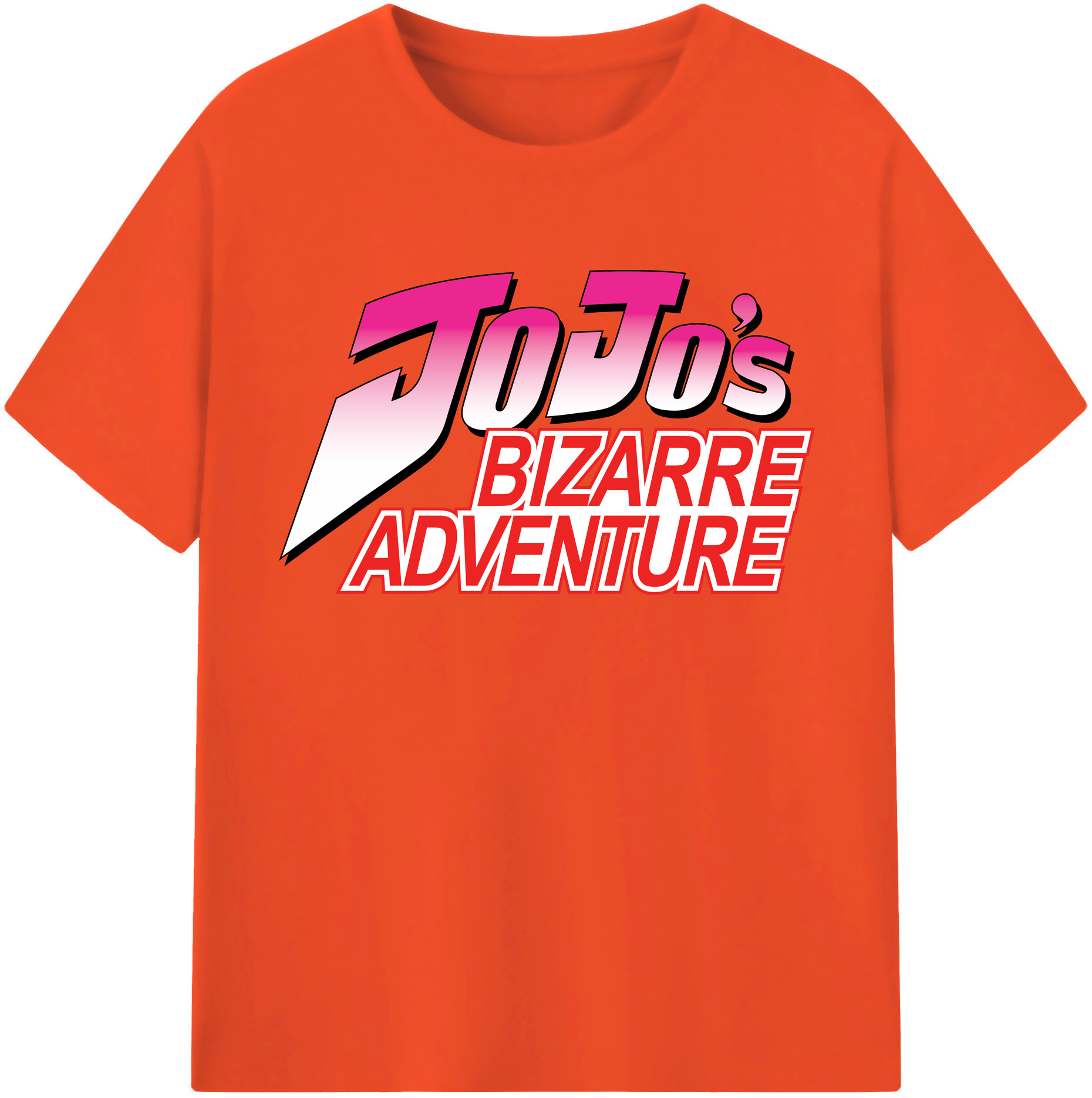 （画像用） ジョジョの奇妙な冒険 JoJo's Bizarre Adventure 綿100％半袖Tシャツ（フロントプリント）