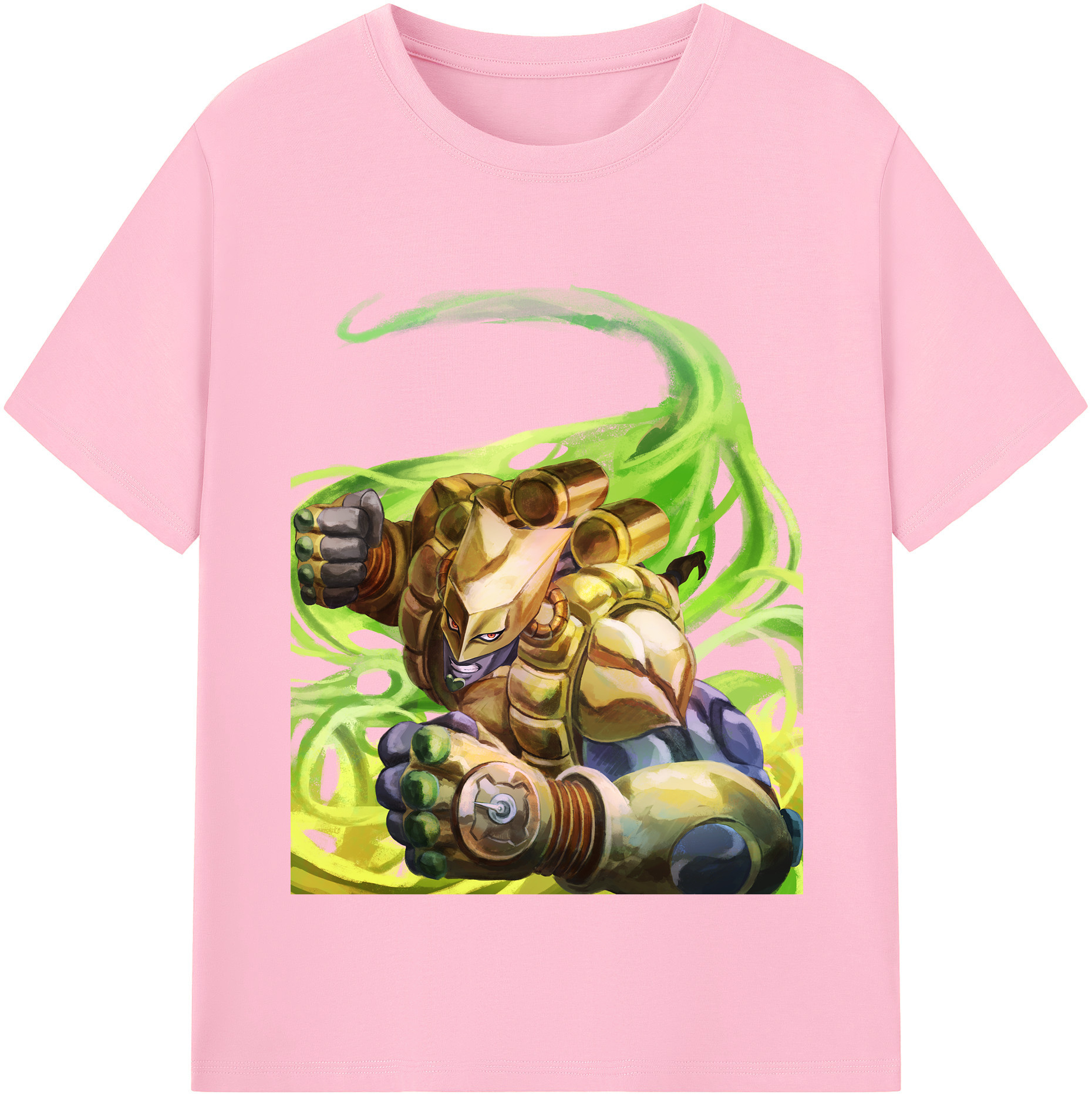 （画像用） ジョジョの奇妙な冒険 ディオ?ブランドー JoJo's Bizarre Adventure Dio Brando 綿100％半袖Tシャツ（フロントプリント）