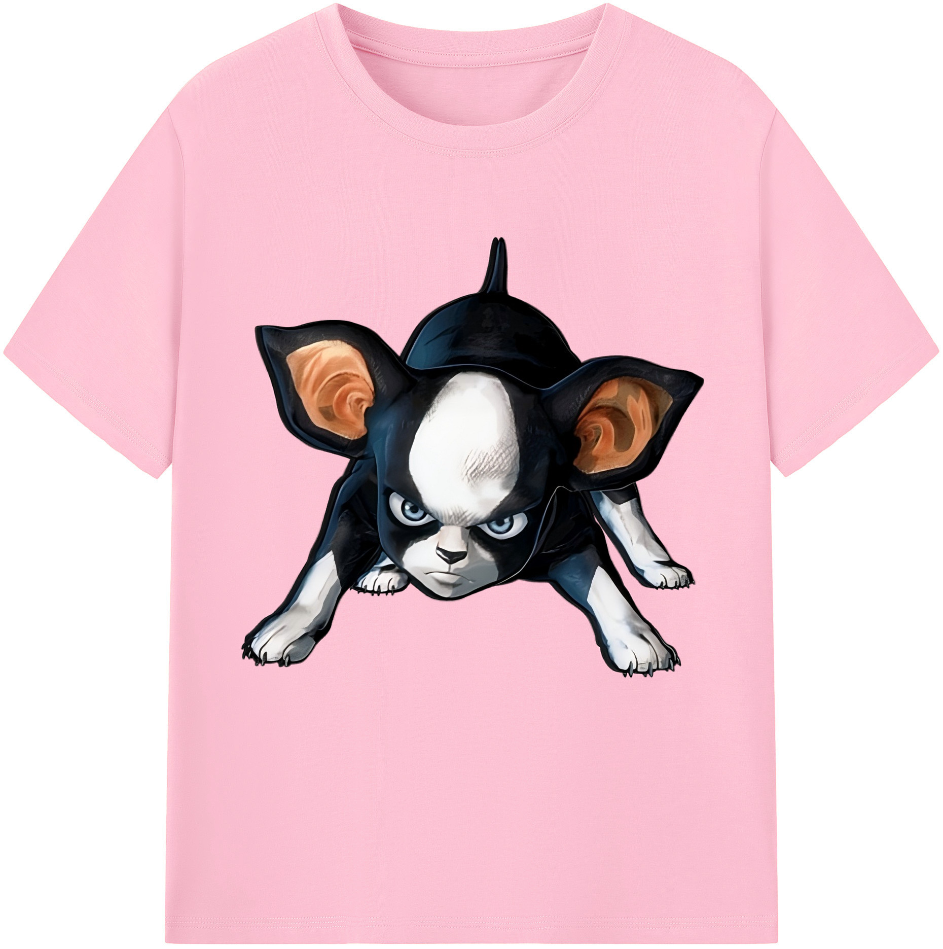 （画像用） ジョジョの奇妙な冒険 イギー JoJo's Bizarre Adventure Iggy 綿100％半袖Tシャツ（フロントプリント）