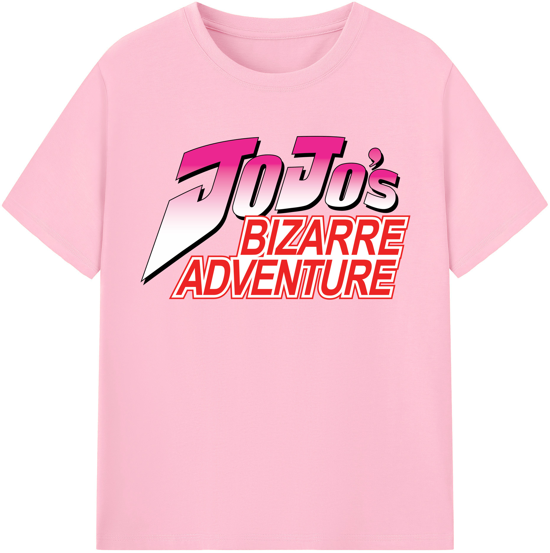 （画像用） ジョジョの奇妙な冒険 JoJo's Bizarre Adventure 綿100％半袖Tシャツ（フロントプリント）