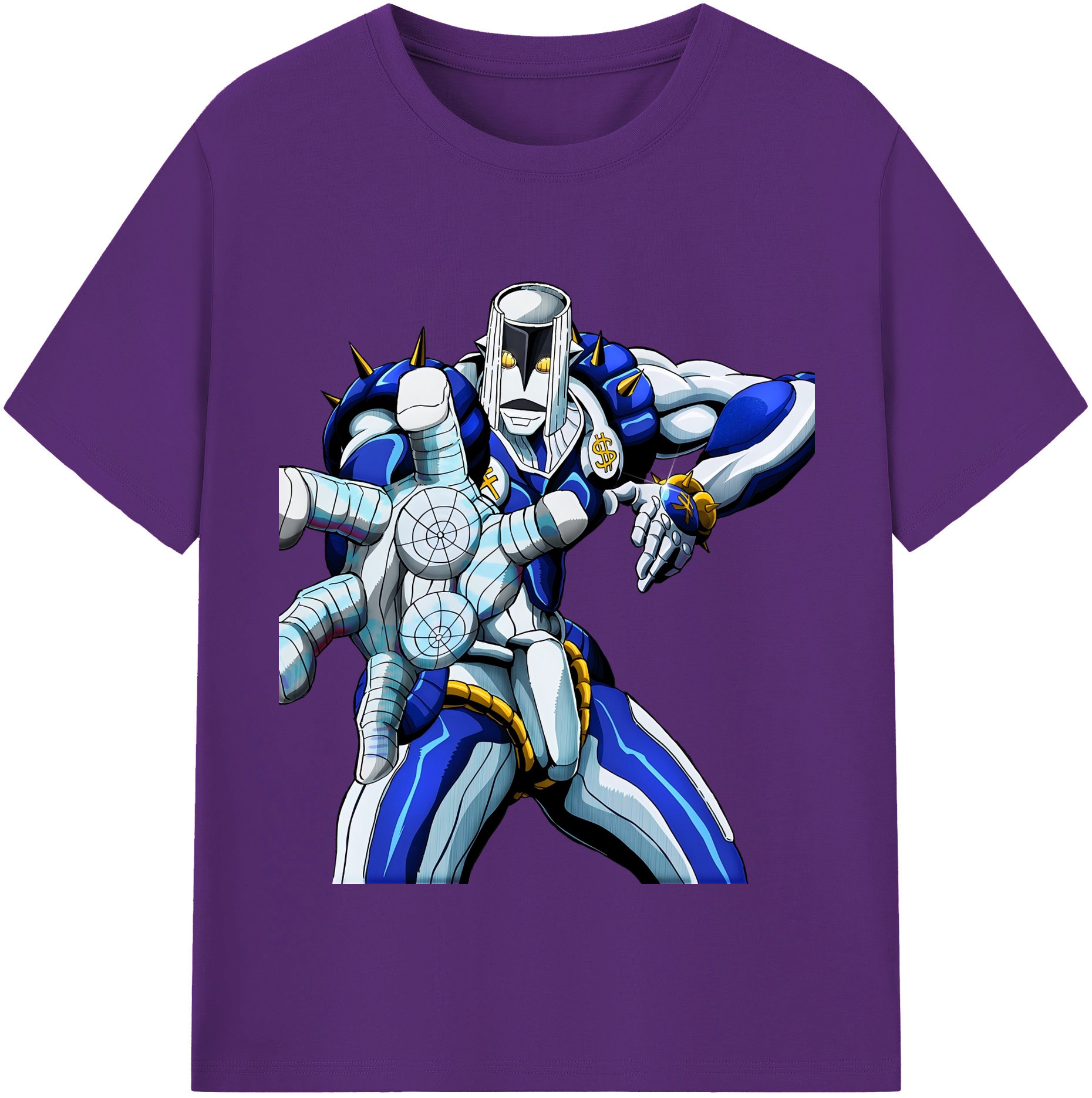 （画像用） ジョジョの奇妙な冒険 虹村億泰 にじむら おくやす JoJo's Bizarre Adventure Nijimura Okuyasu 綿100％半袖Tシャツ（フロントプリント）