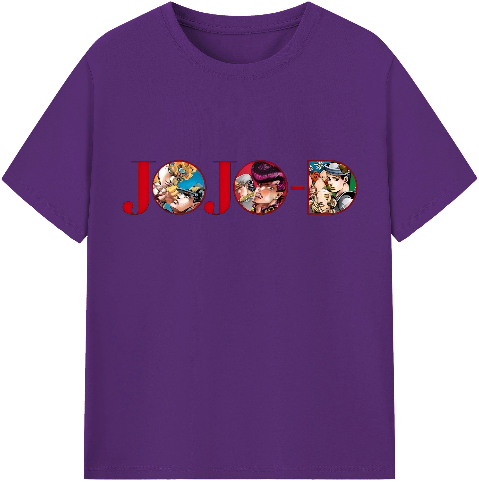 （画像用） ジョジョの奇妙な冒険 JoJo's Bizarre Adventure 綿100％半袖Tシャツ（フロントプリント）