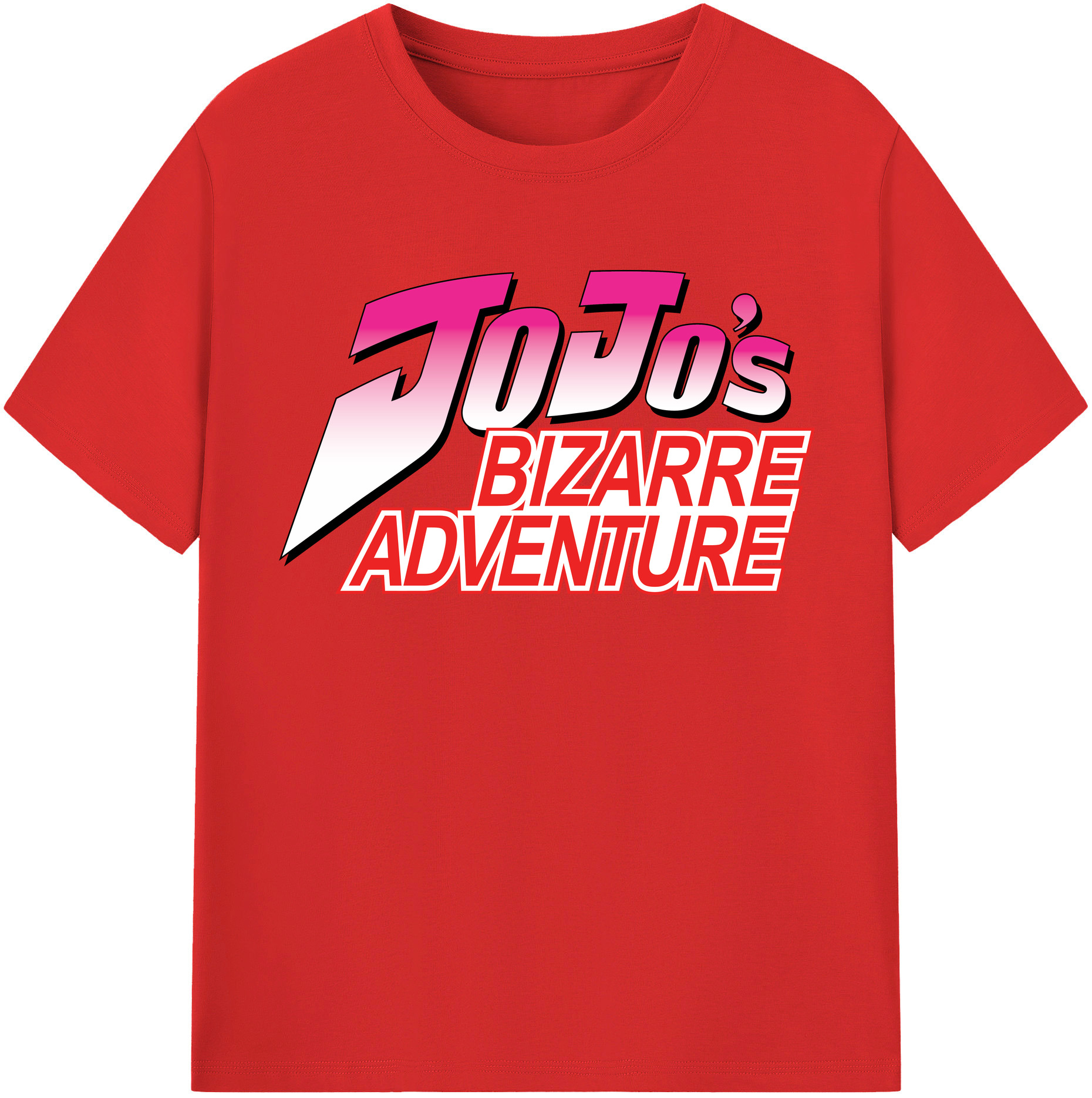（画像用） ジョジョの奇妙な冒険 JoJo's Bizarre Adventure 綿100％半袖Tシャツ（フロントプリント）