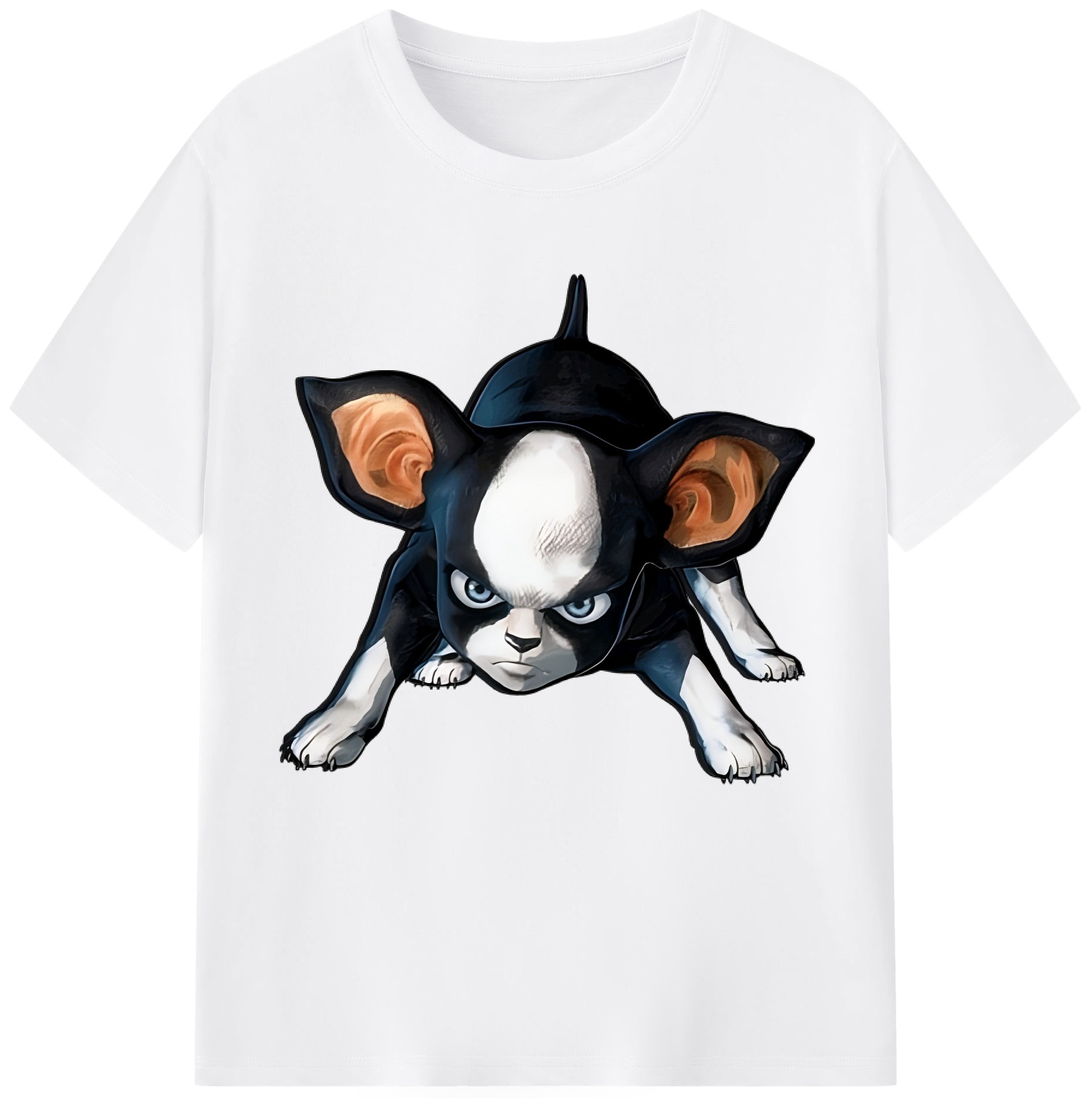 （画像用） ジョジョの奇妙な冒険 イギー JoJo's Bizarre Adventure Iggy 綿100％半袖Tシャツ（フロントプリント）