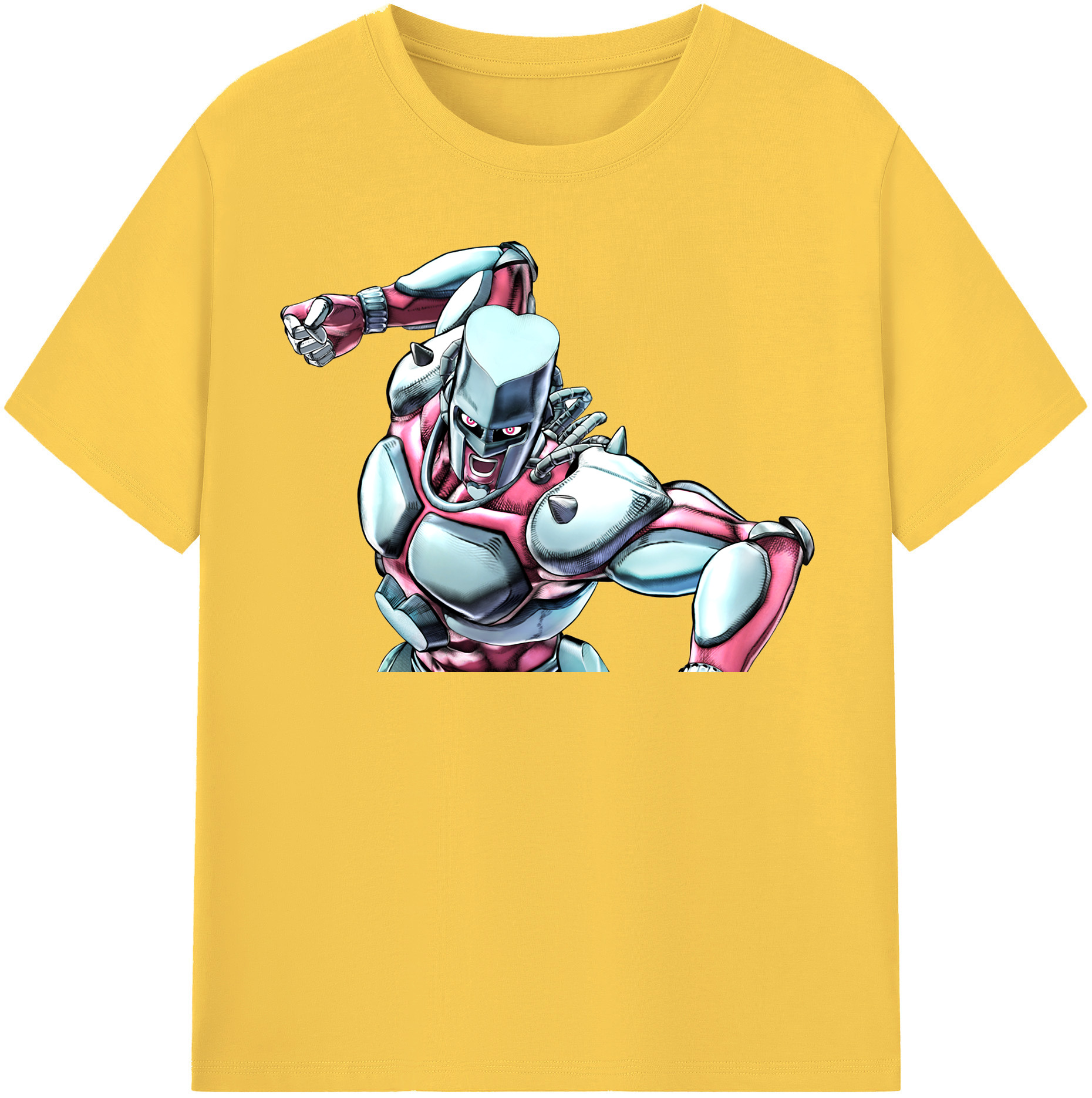 （画像用） ジョジョの奇妙な冒険 ひがしかた じょうすけ JoJo's Bizarre Adventure Higashikata Josuke 綿100％半袖Tシャツ（フロントプリント）