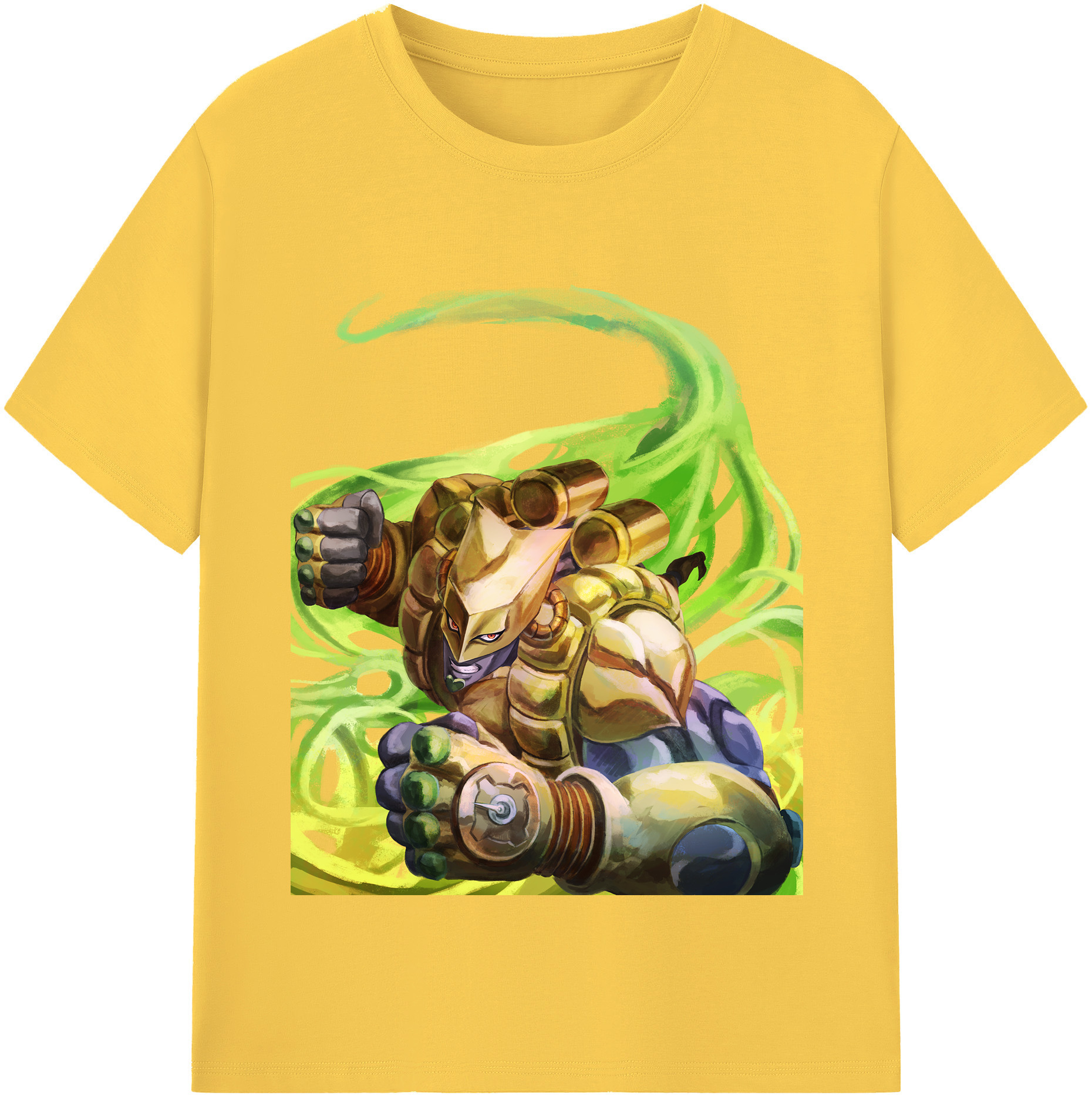 （画像用） ジョジョの奇妙な冒険 ディオ?ブランドー JoJo's Bizarre Adventure Dio Brando 綿100％半袖Tシャツ（フロントプリント）