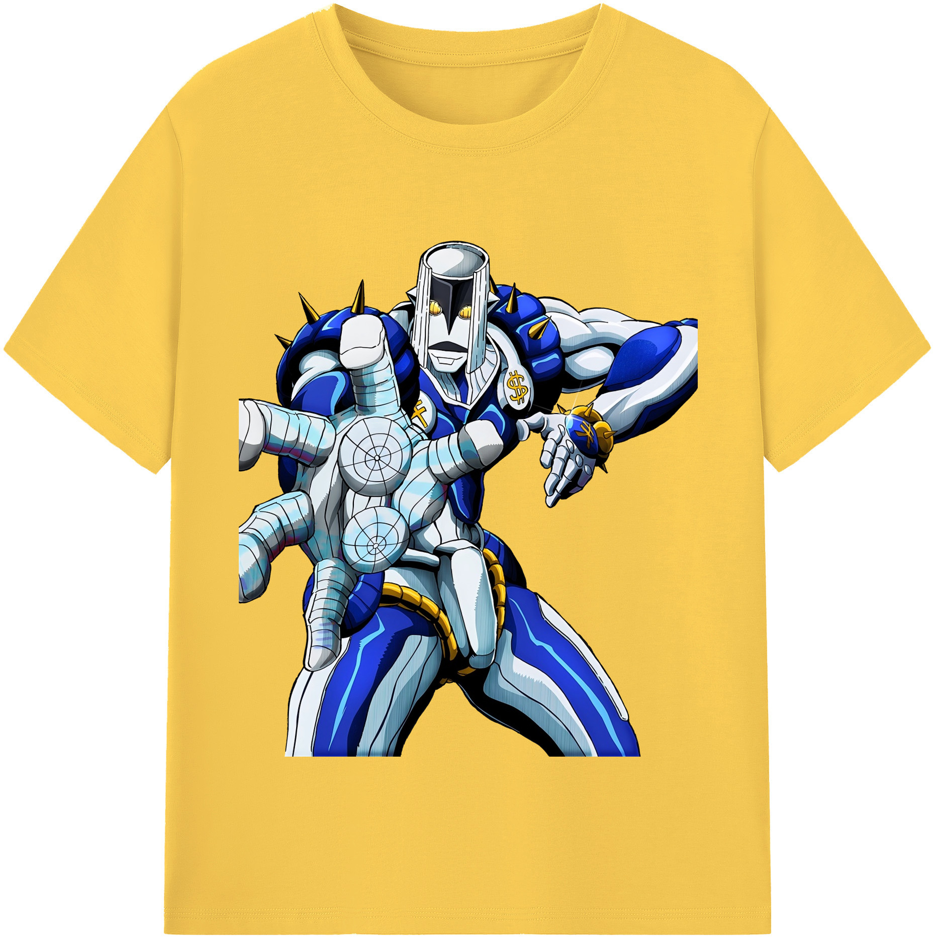 （画像用） ジョジョの奇妙な冒険 虹村億泰 にじむら おくやす JoJo's Bizarre Adventure Nijimura Okuyasu 綿100％半袖Tシャツ（フロントプリント）