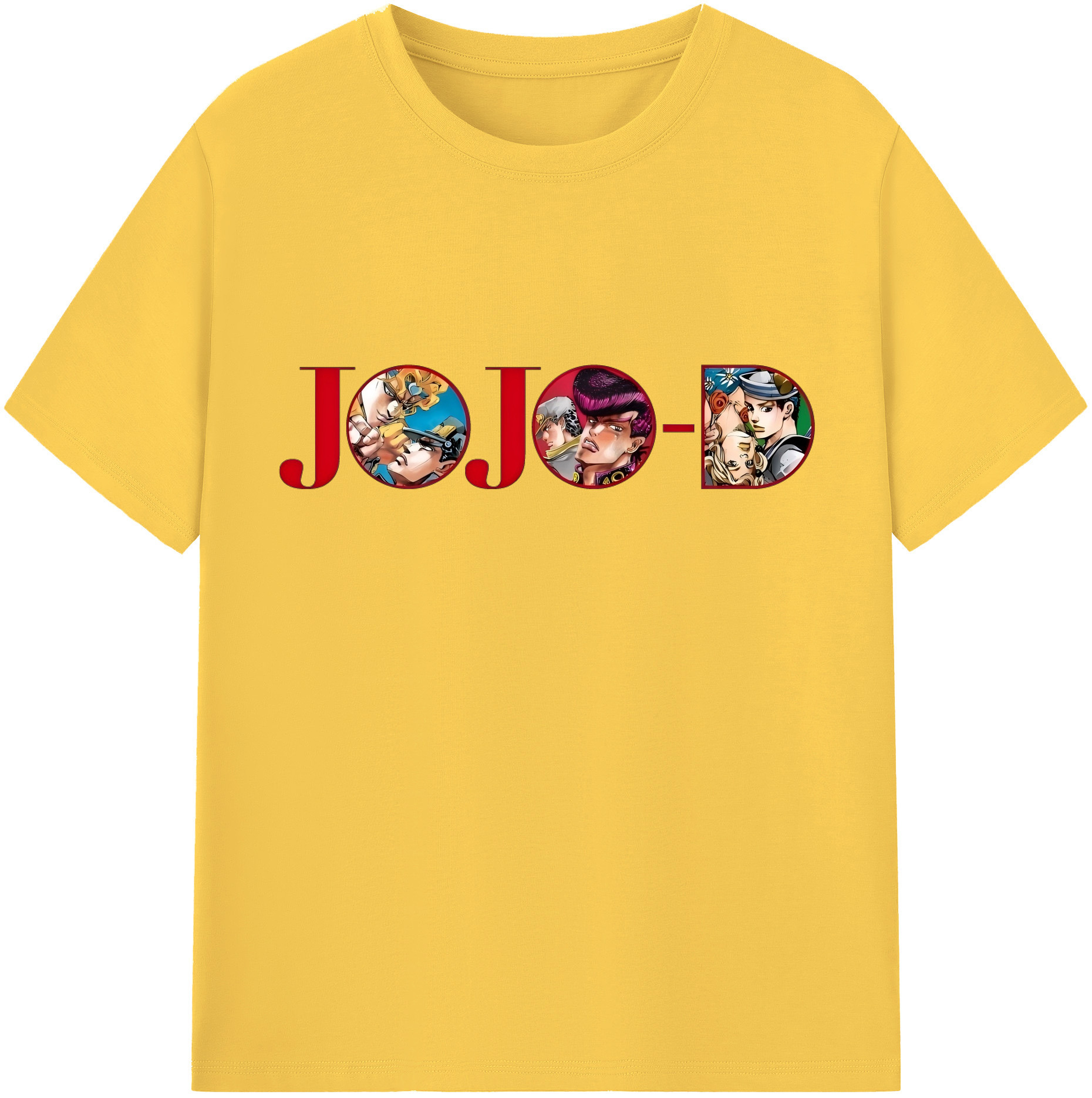 （画像用） ジョジョの奇妙な冒険 JoJo's Bizarre Adventure 綿100％半袖Tシャツ（フロントプリント）