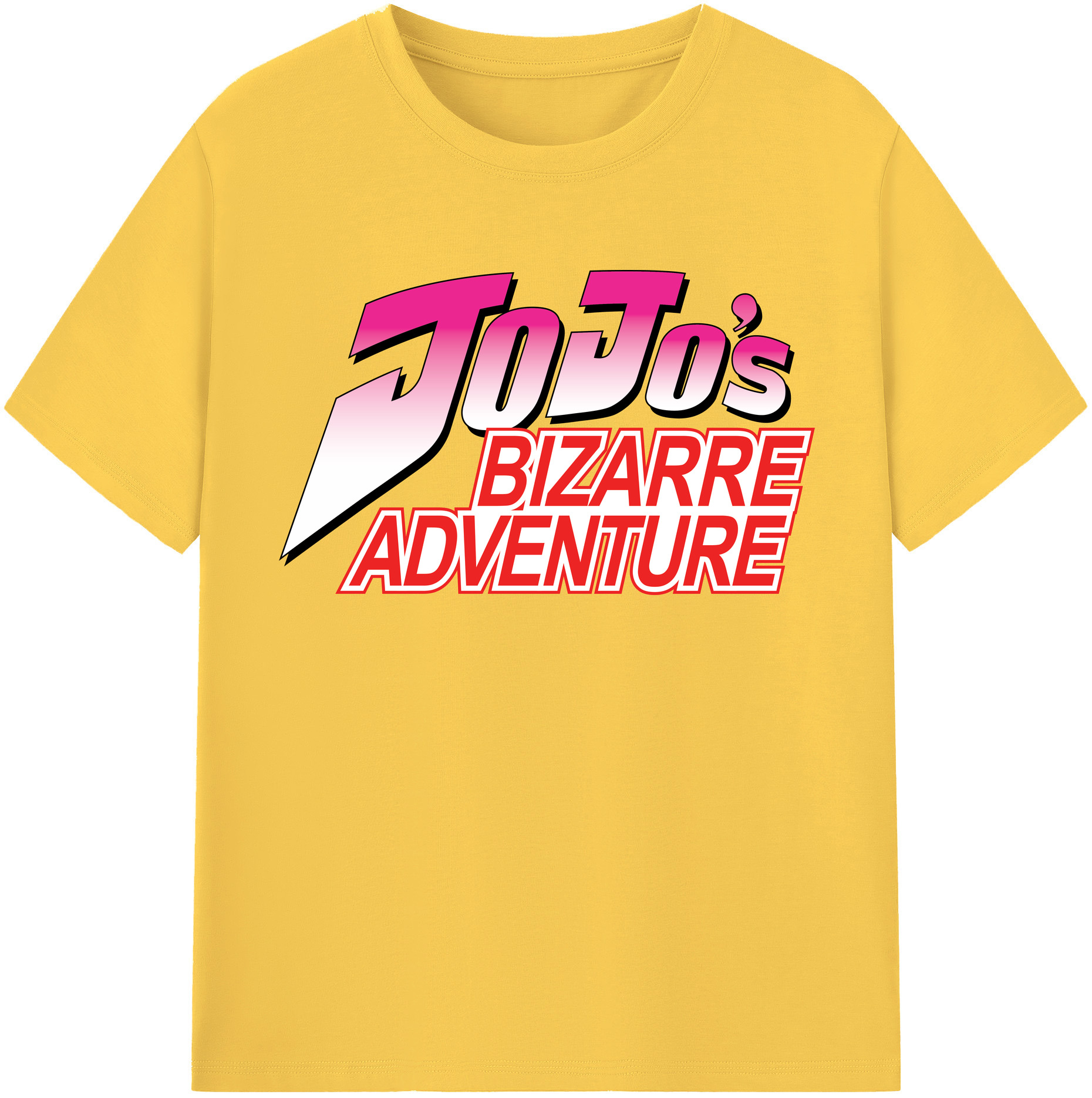 （画像用） ジョジョの奇妙な冒険 JoJo's Bizarre Adventure 綿100％半袖Tシャツ（フロントプリント）