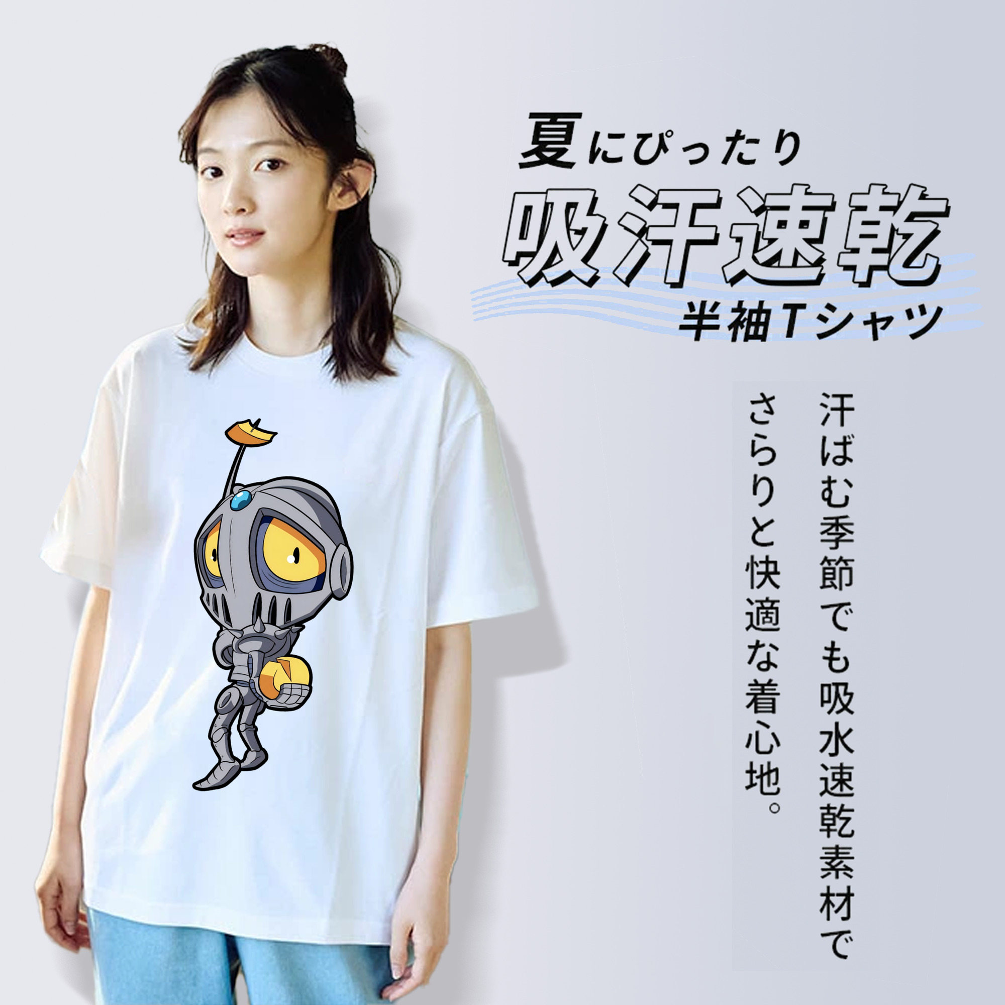 ジョジョの奇妙な冒険 JoJo's Bizarre Adventure 綿100％半袖Tシャツ（フロントプリント）