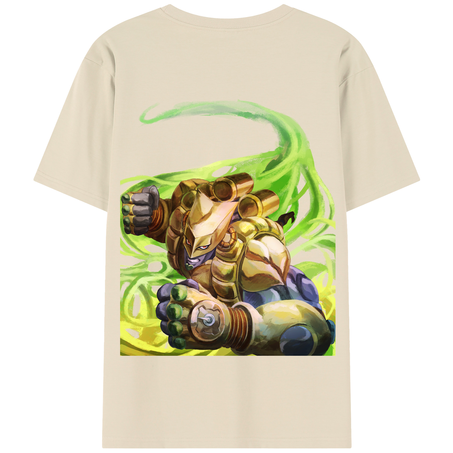 （画像用） ジョジョの奇妙な冒険 ディオ?ブランドー JoJo's Bizarre Adventure Dio Brando 綿100％半袖Tシャツ（背面プリント）