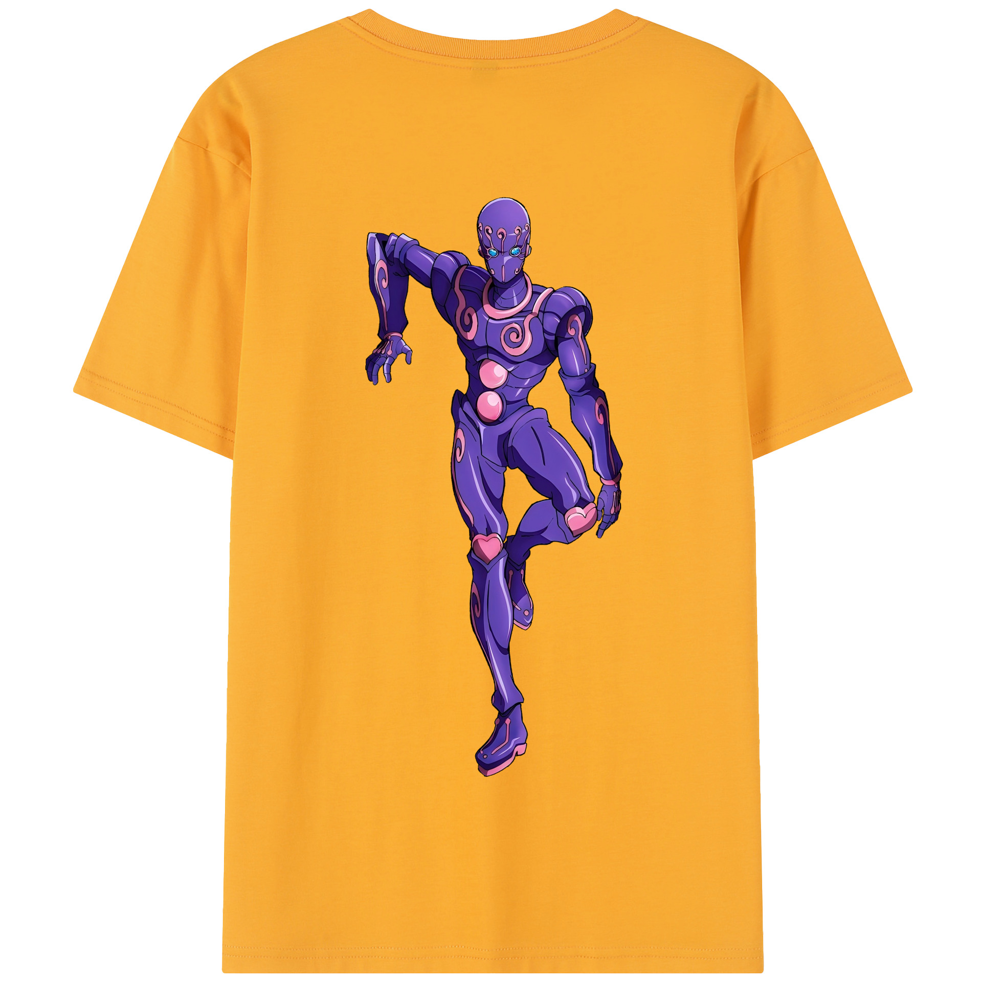 （画像用） ジョジョの奇妙な冒険 JoJo's Bizarre Adventure 綿100％半袖Tシャツ（背面プリント）