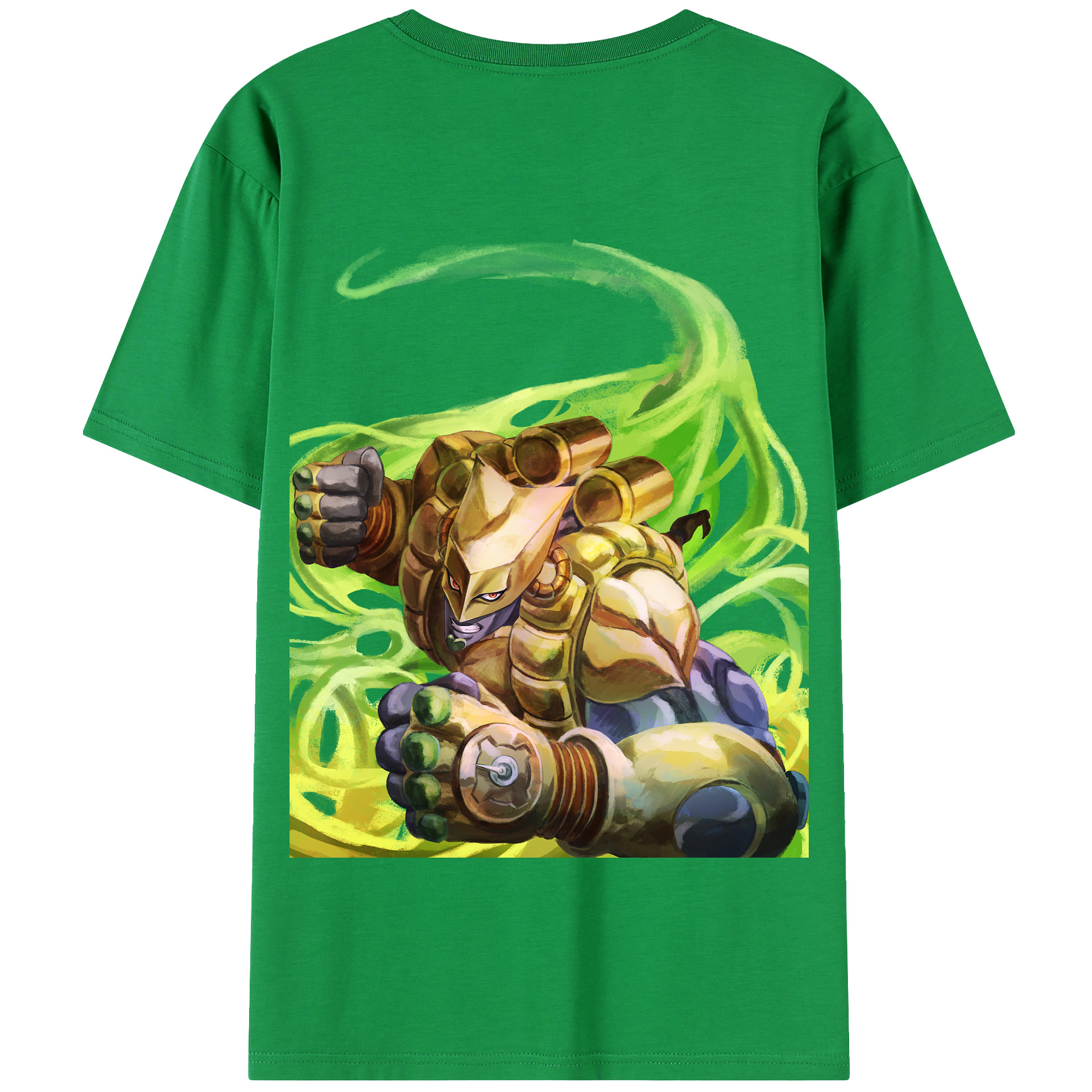 （画像用） ジョジョの奇妙な冒険 ディオ?ブランドー JoJo's Bizarre Adventure Dio Brando 綿100％半袖Tシャツ（背面プリント）