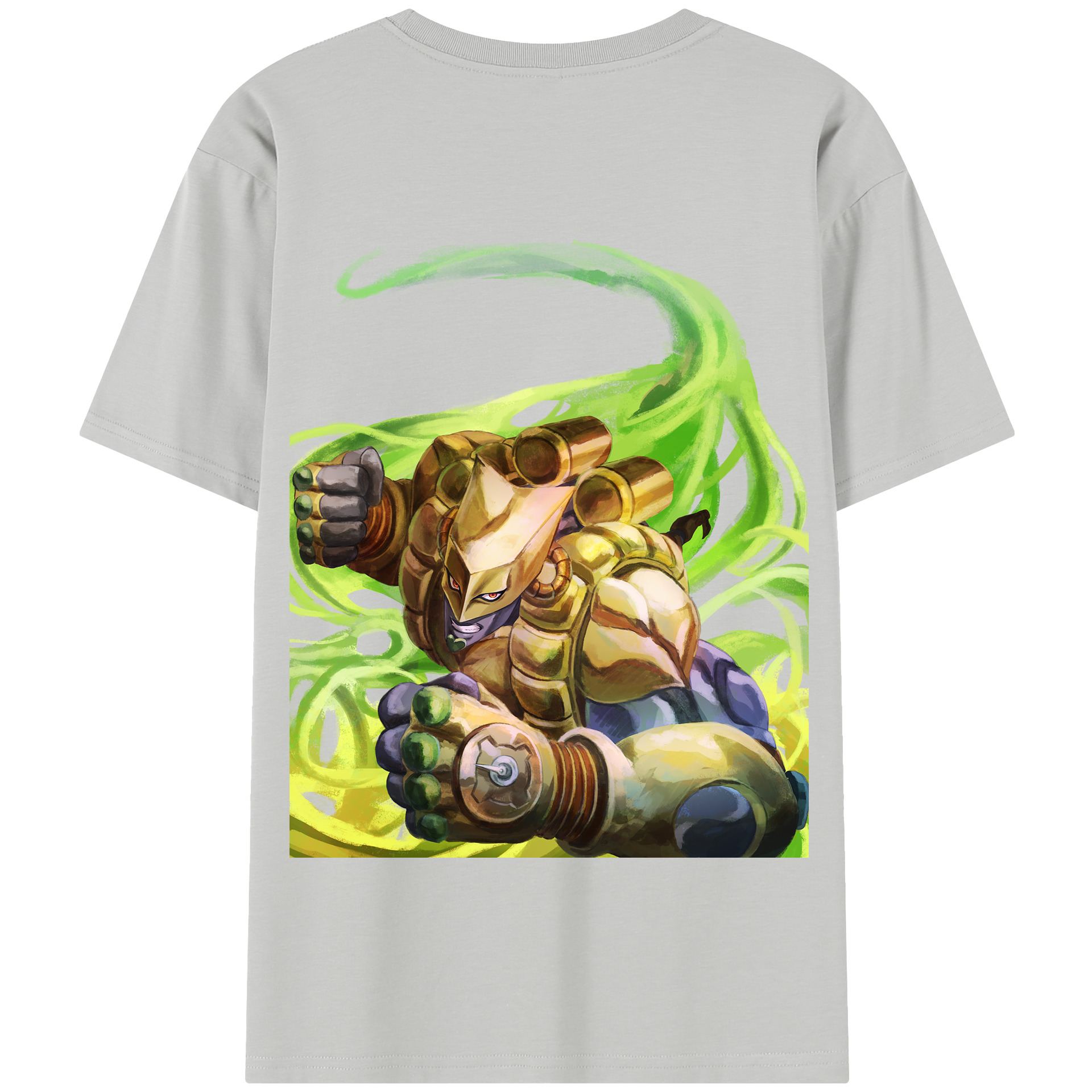 （画像用） ジョジョの奇妙な冒険 ディオ?ブランドー JoJo's Bizarre Adventure Dio Brando 綿100％半袖Tシャツ（背面プリント）