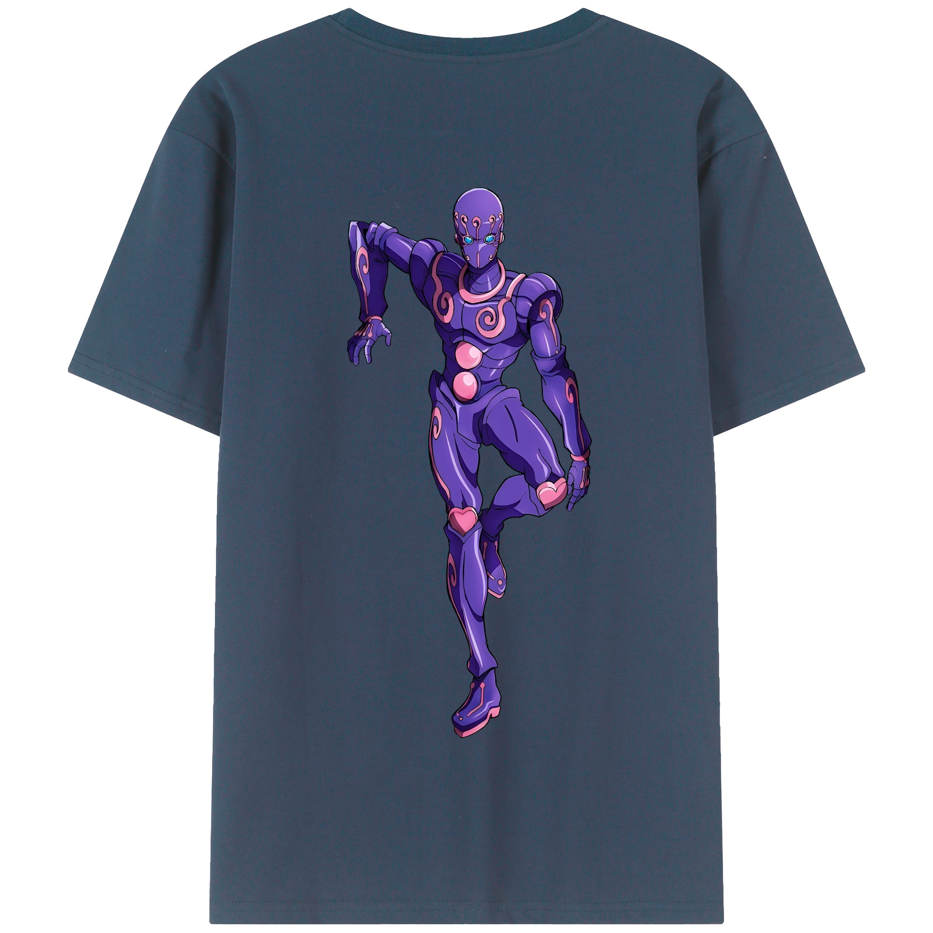 （画像用） ジョジョの奇妙な冒険 JoJo's Bizarre Adventure 綿100％半袖Tシャツ（背面プリント）
