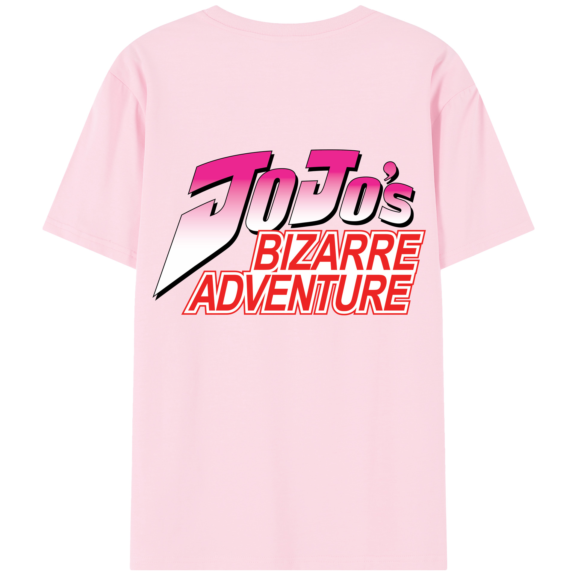 （画像用） ジョジョの奇妙な冒険 JoJo's Bizarre Adventure 綿100％半袖Tシャツ（背面プリント）
