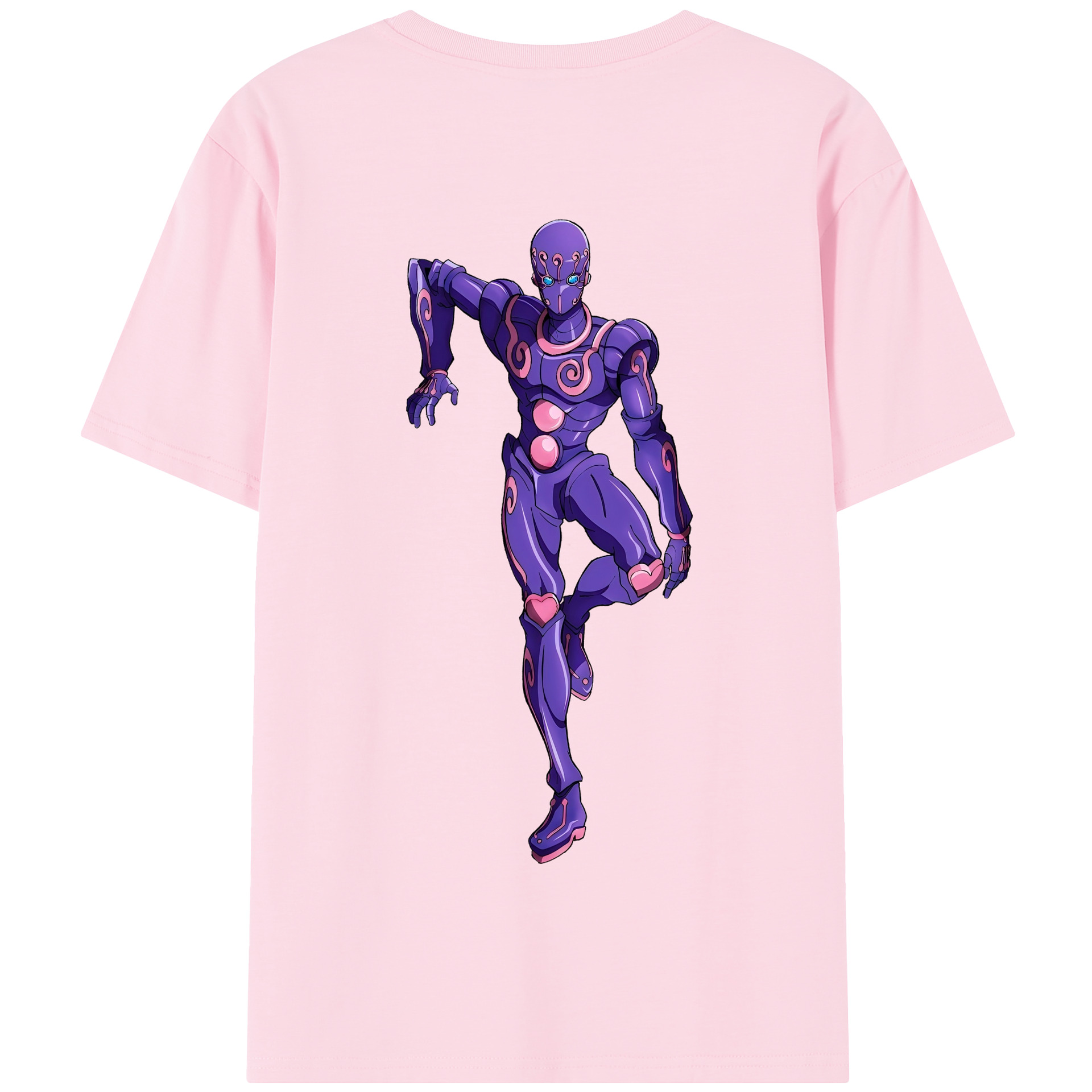 （画像用） ジョジョの奇妙な冒険 JoJo's Bizarre Adventure 綿100％半袖Tシャツ（背面プリント）