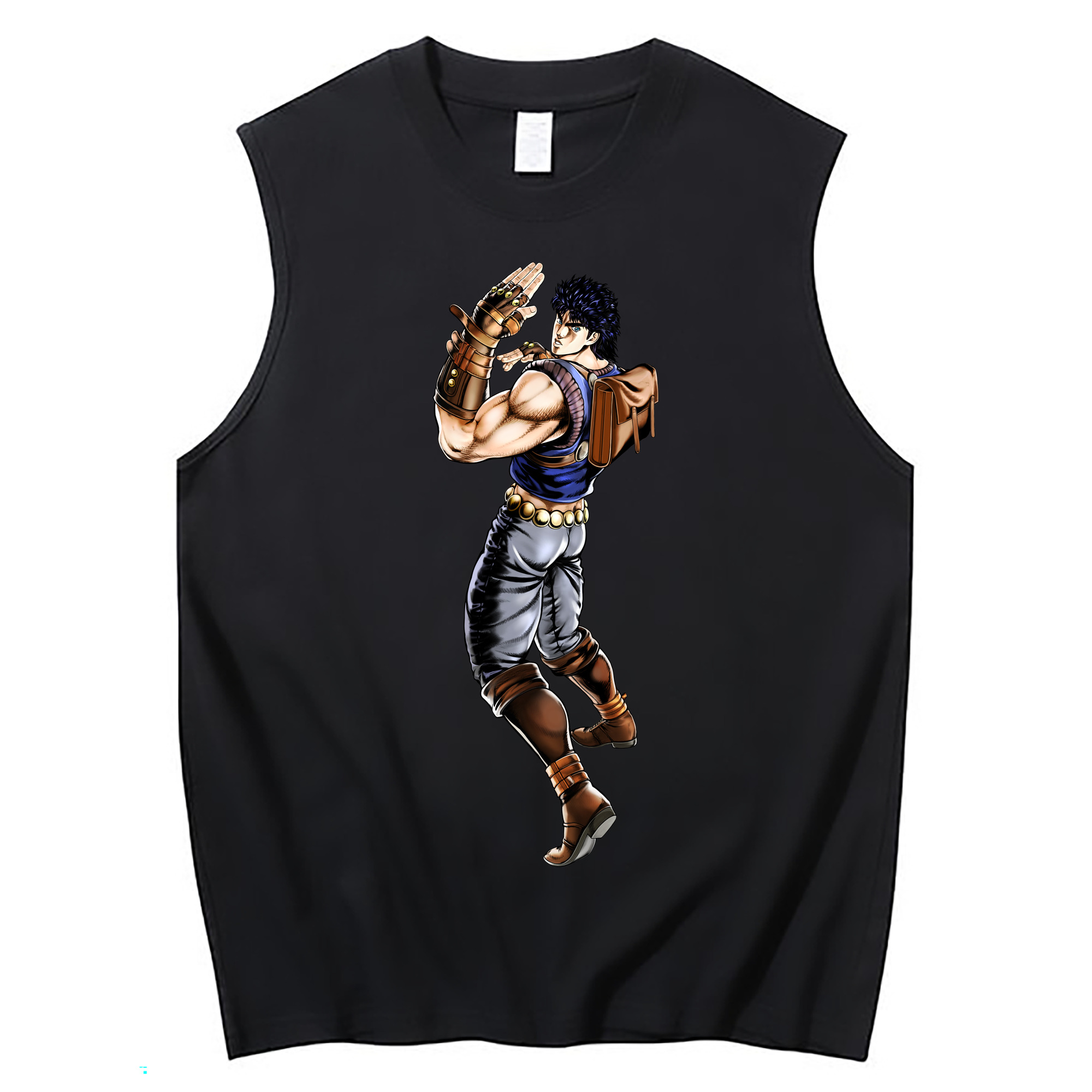（画像用） ジョジョの奇妙な冒険 /ジョナサン?ジョースター JoJo's Bizarre Adventure Jonathan Joestar コットン100％タンクトップ（フロントプリント）