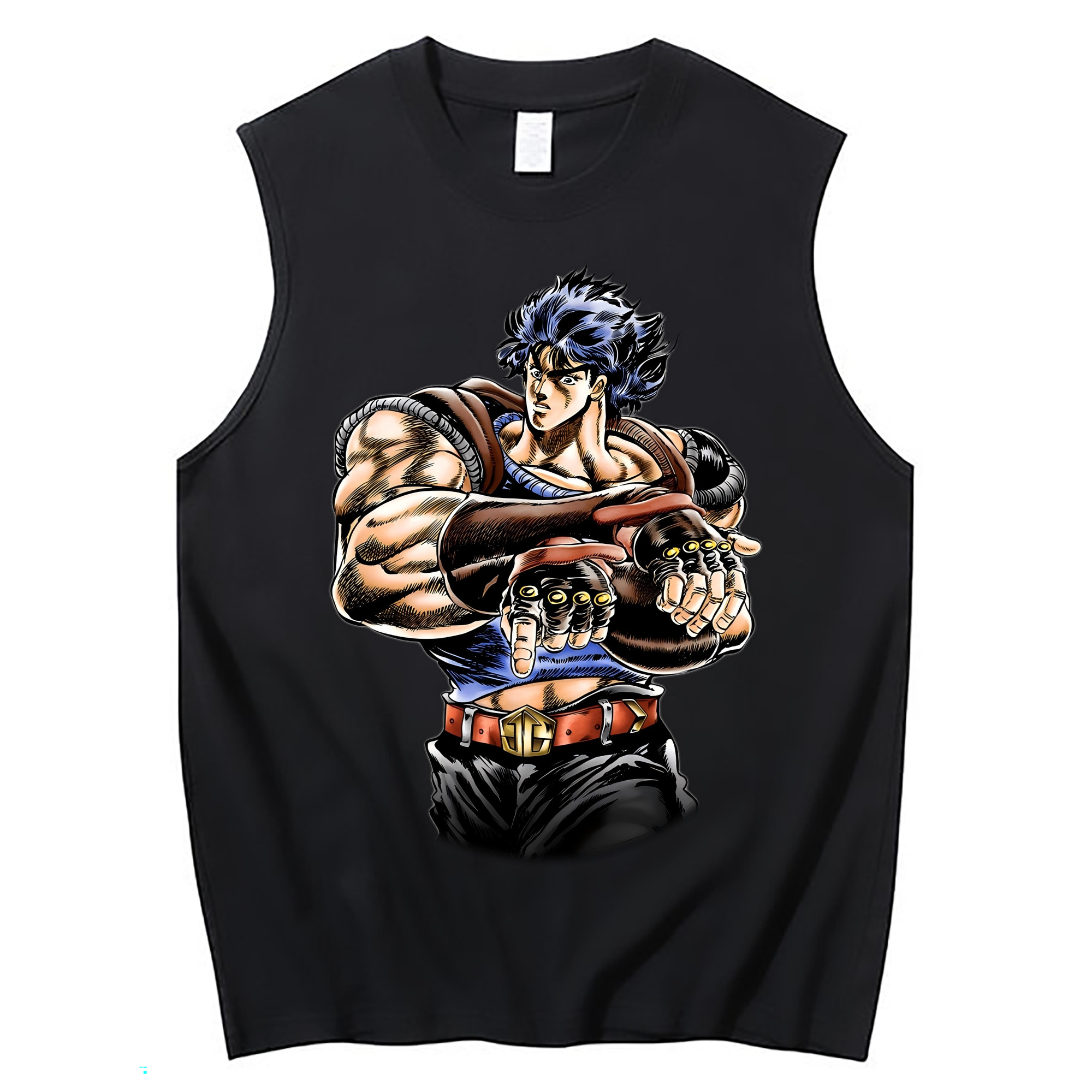 （画像用） ジョジョの奇妙な冒険 /ジョナサン?ジョースター JoJo's Bizarre Adventure Jonathan Joestar コットン100％タンクトップ（フロントプリント）