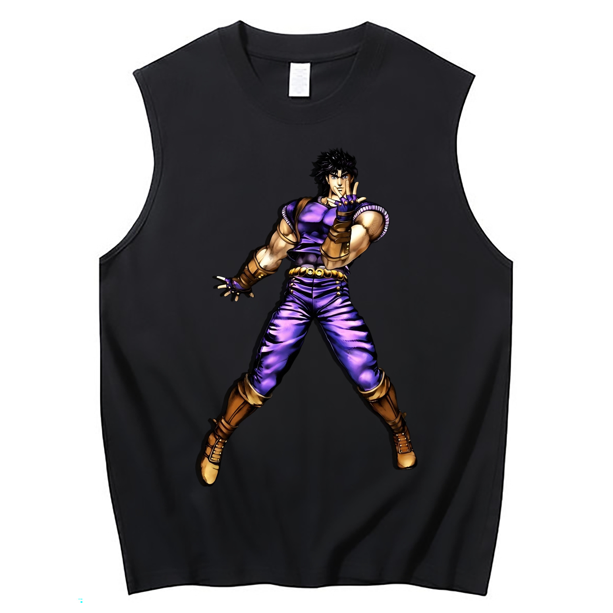 （画像用） ジョジョの奇妙な冒険 /ジョナサン?ジョースター JoJo's Bizarre Adventure Jonathan Joestar コットン100％タンクトップ（フロントプリント）