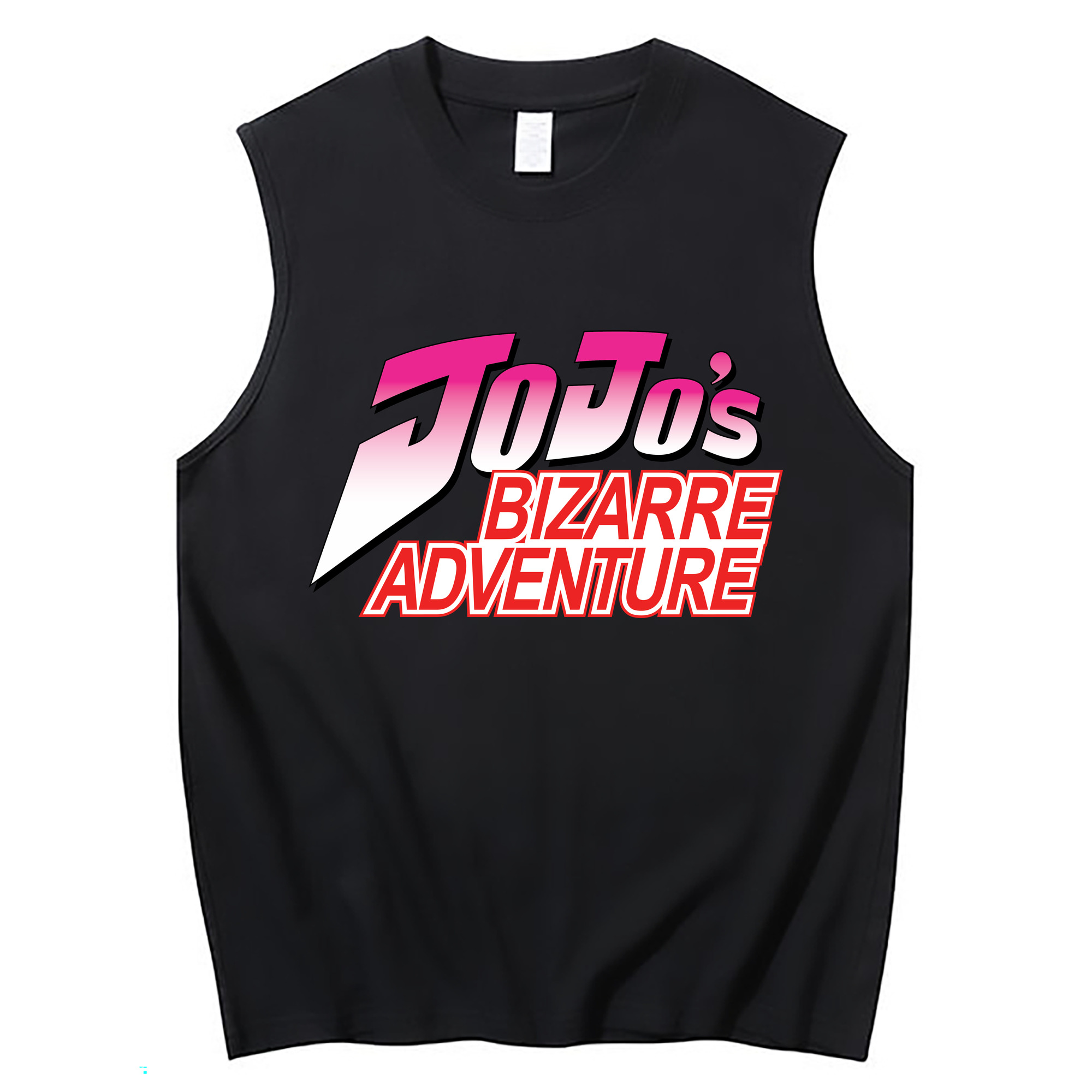 （画像用） ジョジョの奇妙な冒険 JoJo's Bizarre Adventure コットン100％タンクトップ（フロントプリント）