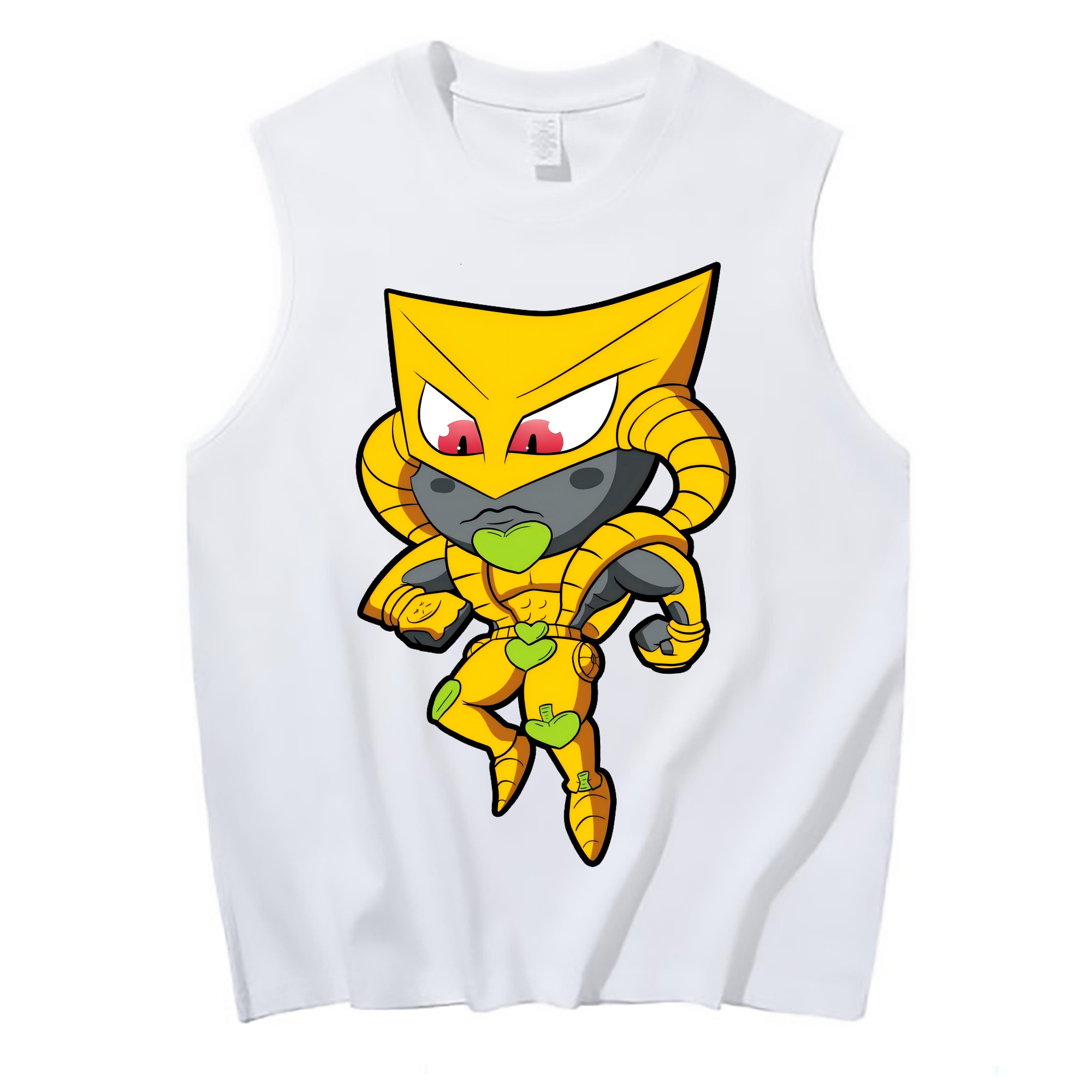 （画像用） ジョジョの奇妙な冒険 ディオ?ブランドー JoJo's Bizarre Adventure Dio Brando コットン100％タンクトップ（フロントプリント）