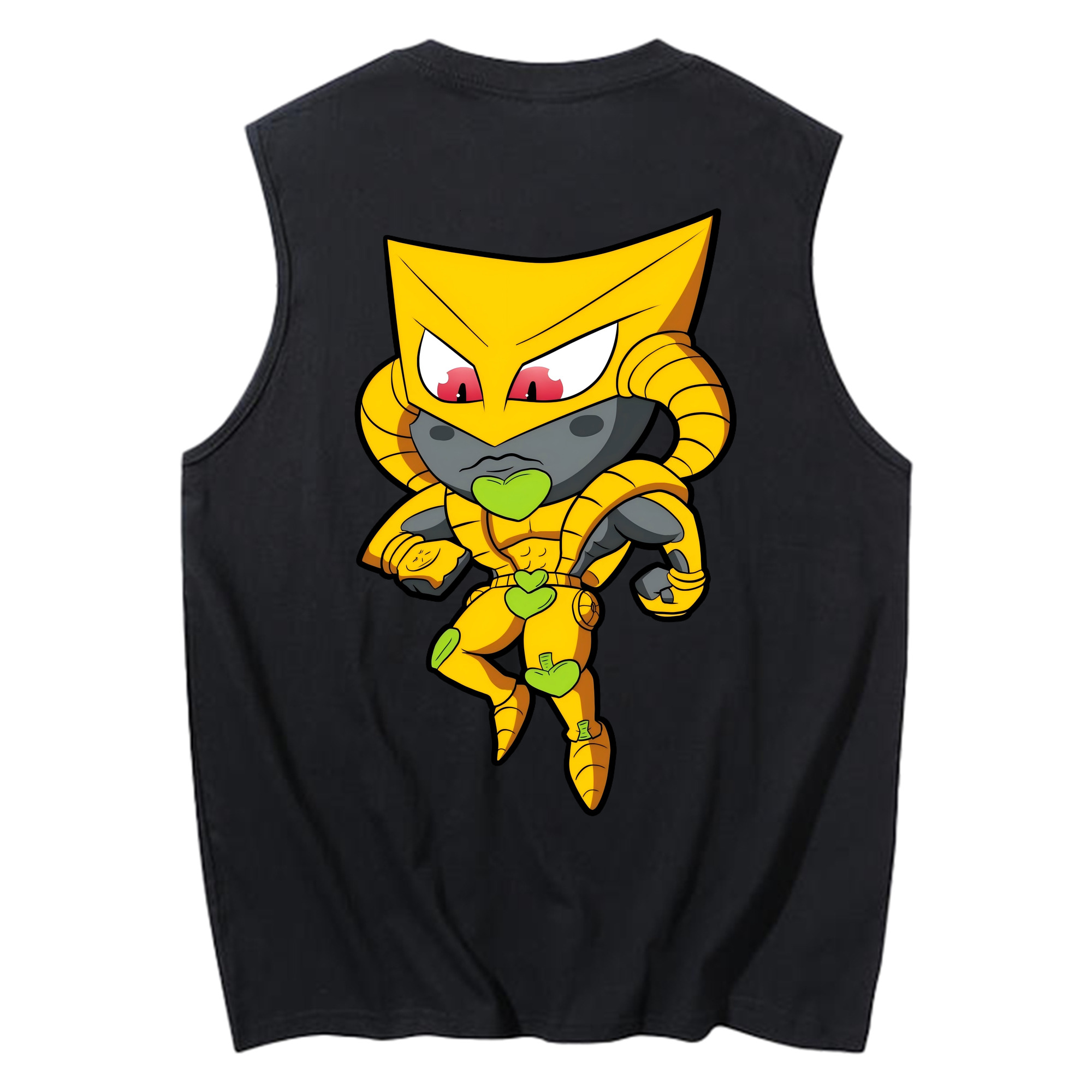 （画像用） ジョジョの奇妙な冒険 ディオ?ブランドー JoJo's Bizarre Adventure Dio Brando コットン100％タンクトップ（背面プリント）