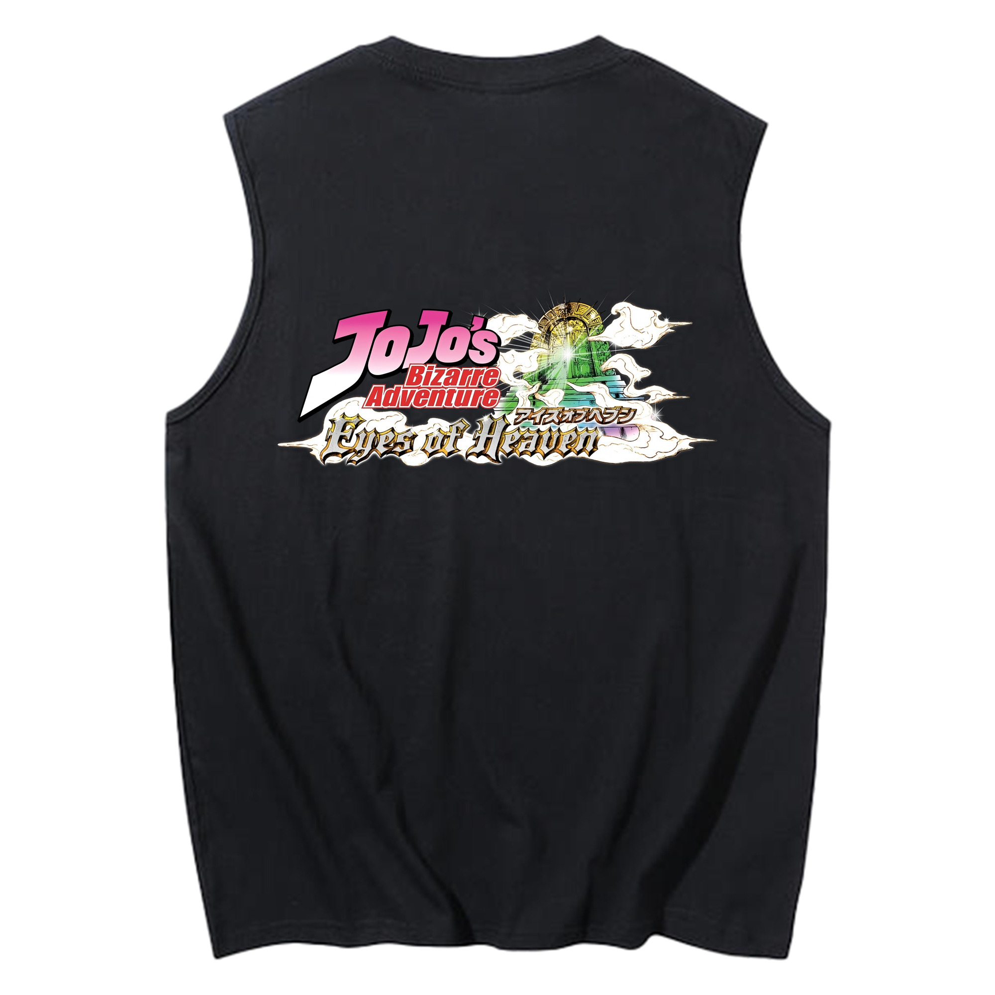 （画像用） ジョジョの奇妙な冒険 JoJo's Bizarre Adventure コットン100％タンクトップ（背面プリント）