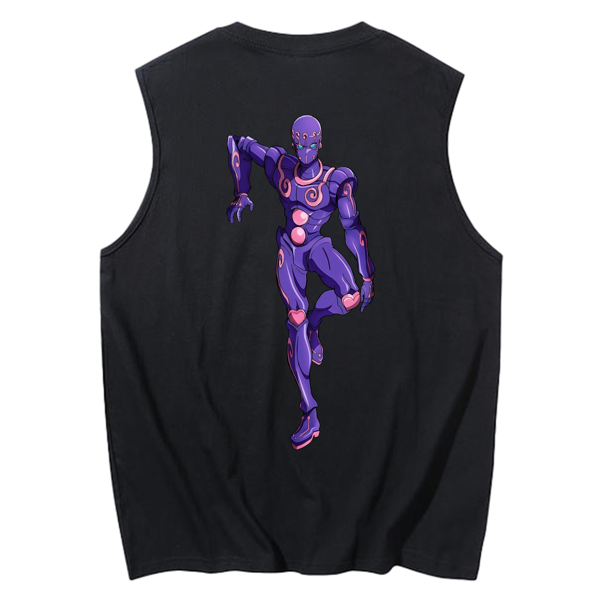 （画像用） ジョジョの奇妙な冒険 JoJo's Bizarre Adventure コットン100％タンクトップ（背面プリント）