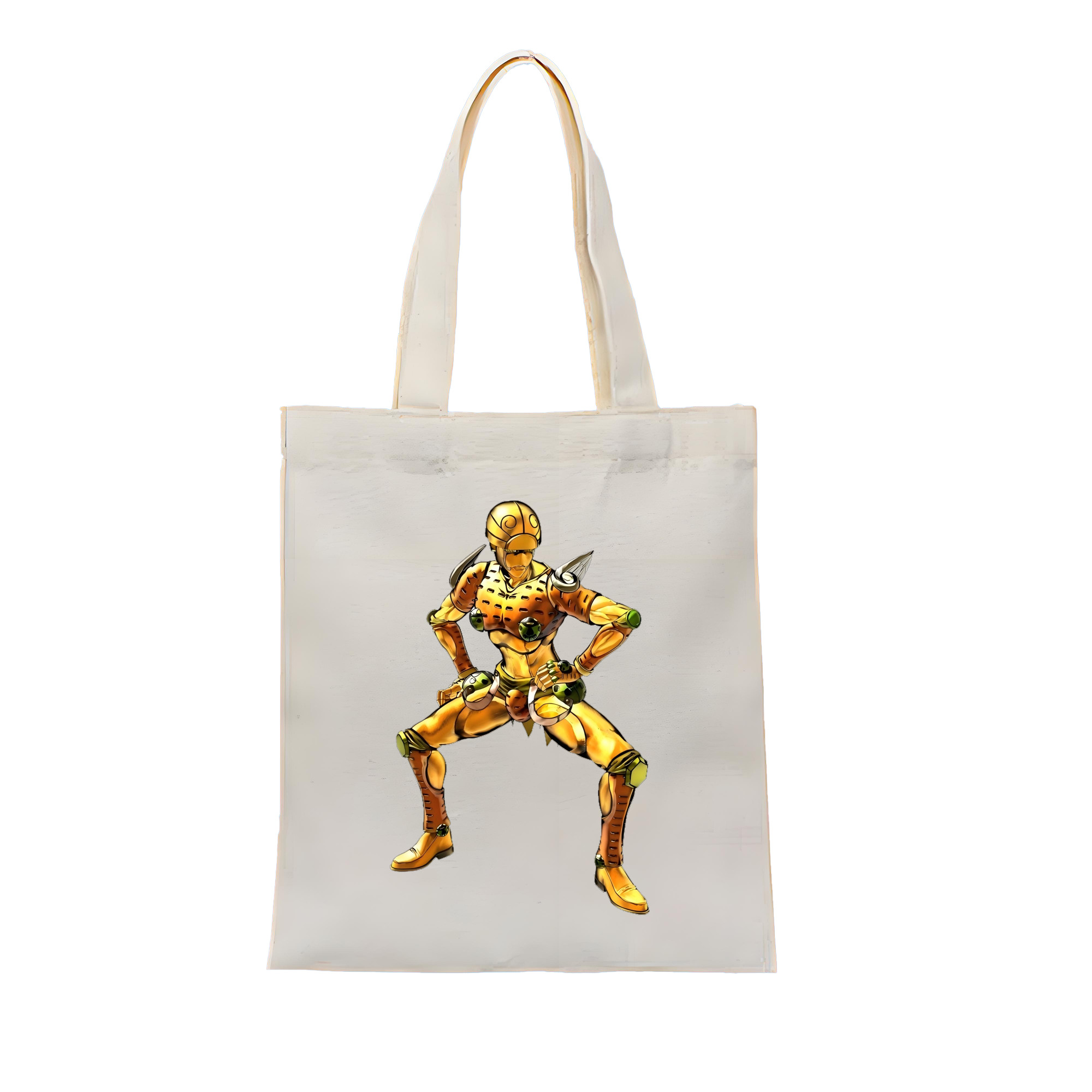 （画像用） ジョジョの奇妙な冒険 ジョルノ?ジョバァーナ JoJo's Bizarre Adventure Giorno Giovanna 縦型キャンバス生地手提げバッグ　トートバッグ